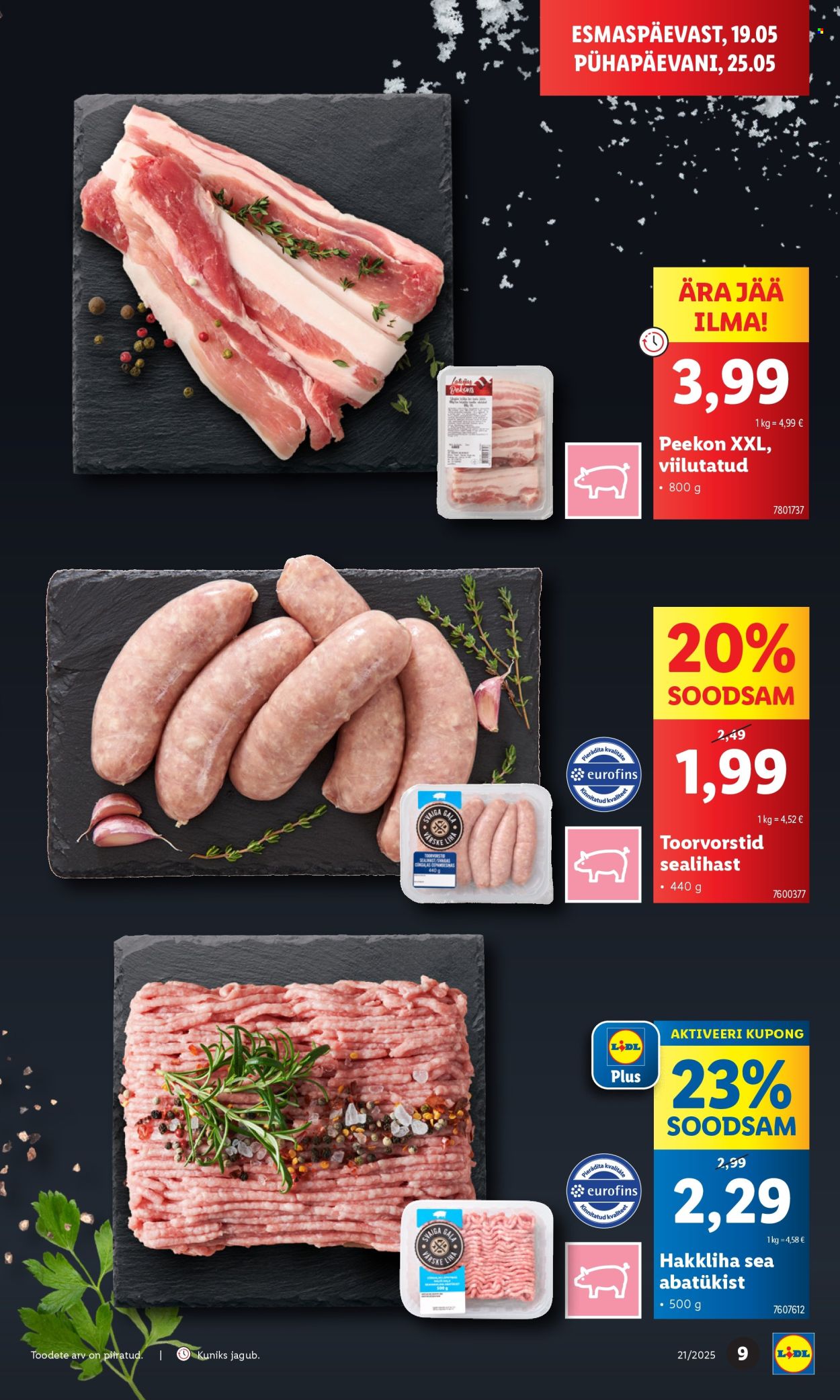 lidl - Lidl kliendileht - Kliendileht (19.05 - 25.05.2025) - page: 9 lidl - Lidl kliendileht - Kliendileht (19.05 - 25.05.2025) - page: 9