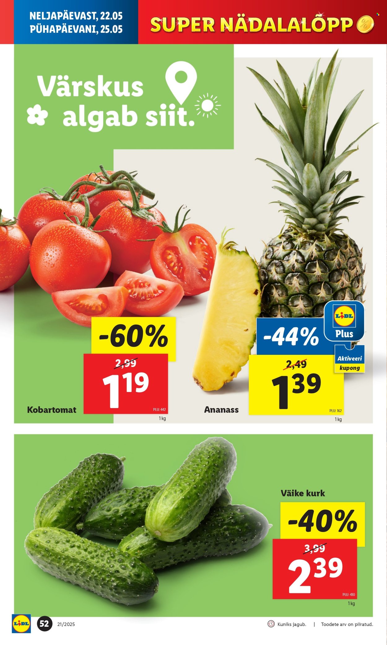 lidl - Lidl kliendileht - Kliendileht (19.05 - 25.05.2025) - page: 52 lidl - Lidl kliendileht - Kliendileht (19.05 - 25.05.2025) - page: 52