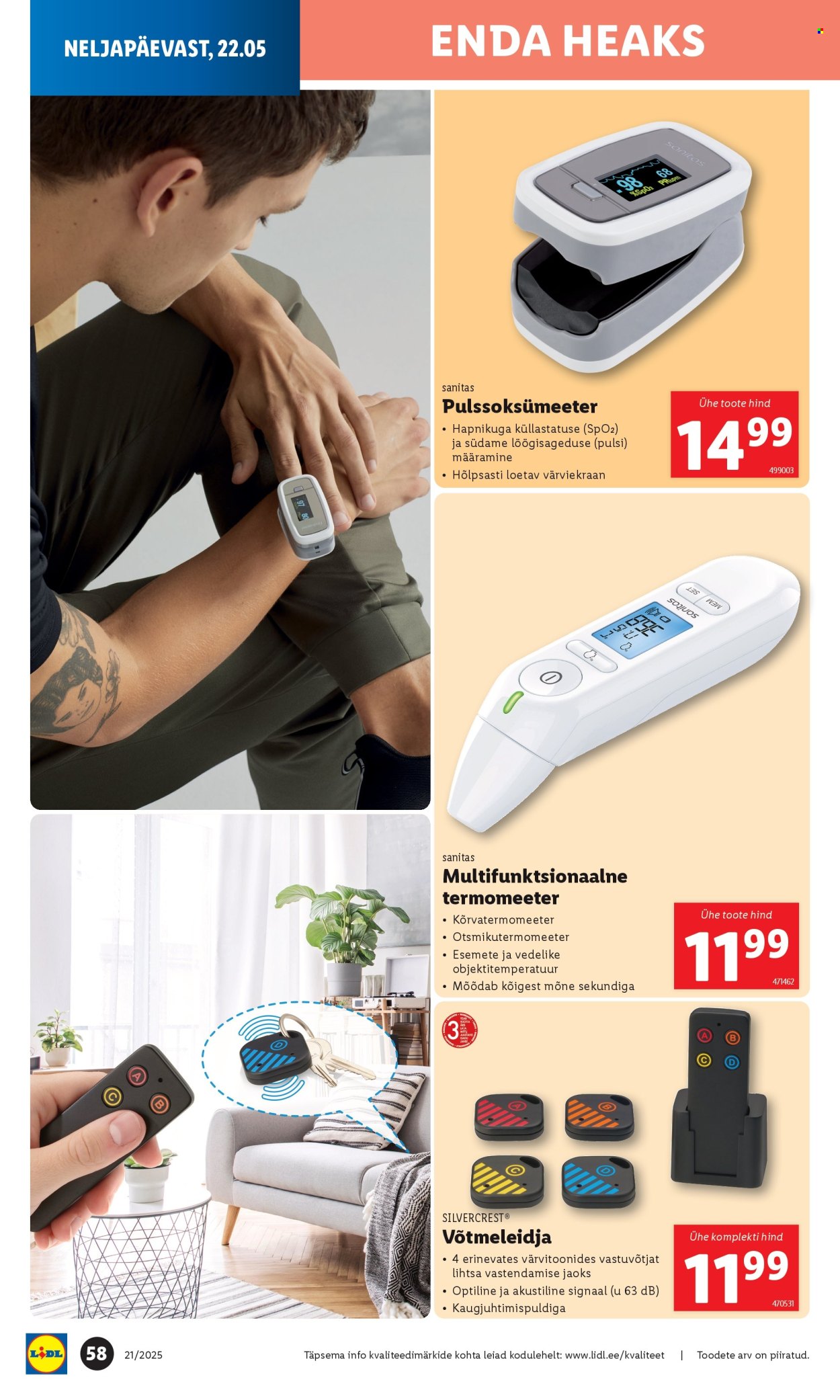 lidl - Lidl kliendileht - Nädalalõpu pakkumised (22.05 - 25.05.2025) - page: 58 lidl - Lidl kliendileht - Nädalalõpu pakkumised (22.05 - 25.05.2025) - page: 58