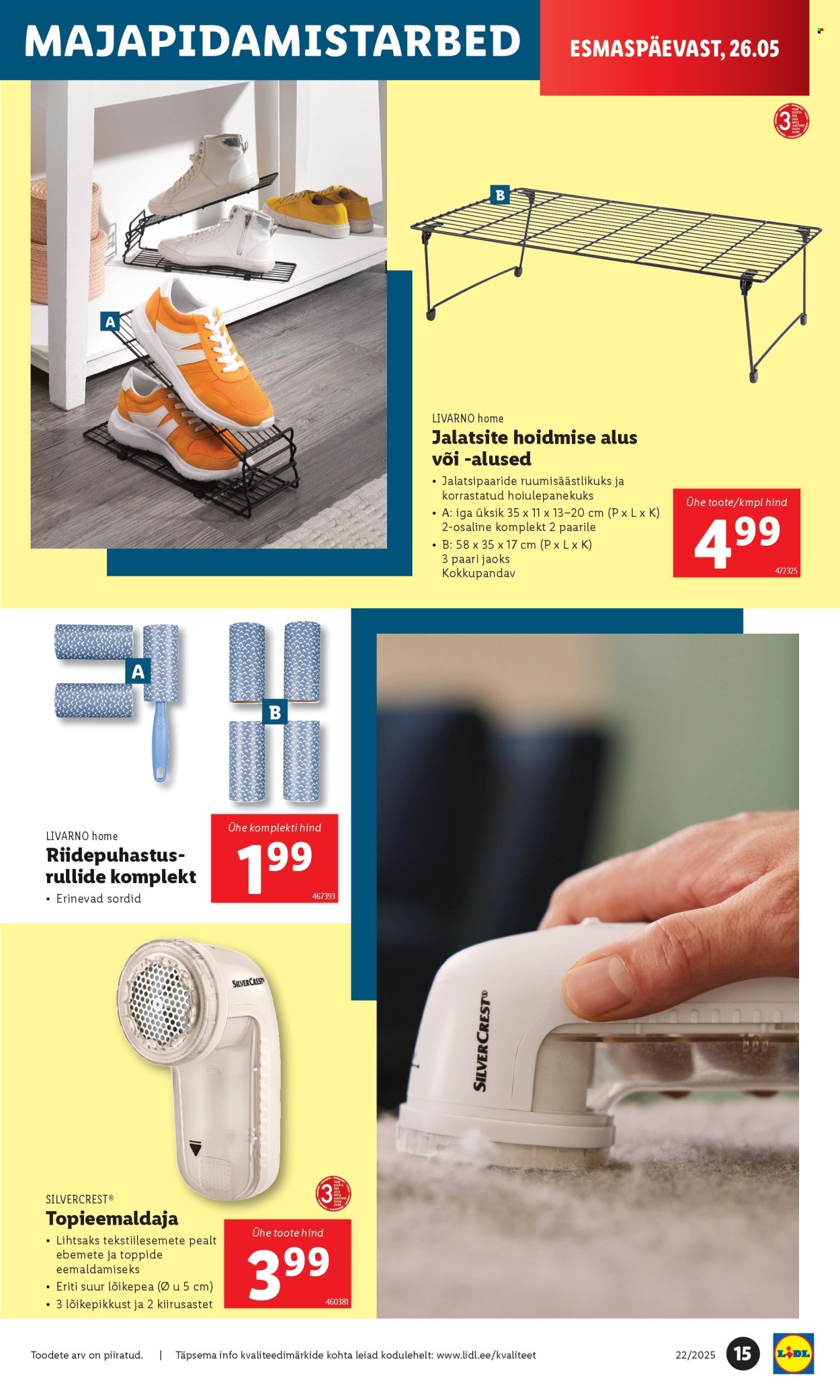 lidl - Lidl kliendileht - Tööstuskaupade pakkumised (26.05 - 1.06.2025) - page: 15