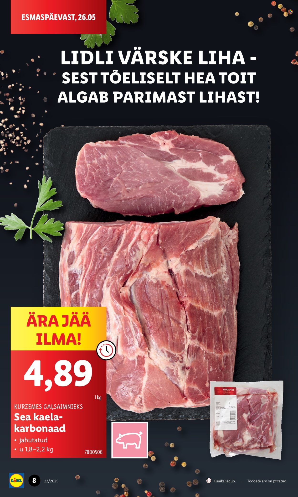 lidl - Lidl kliendileht - Kliendileht (26.05 - 1.06.2025) - page: 8