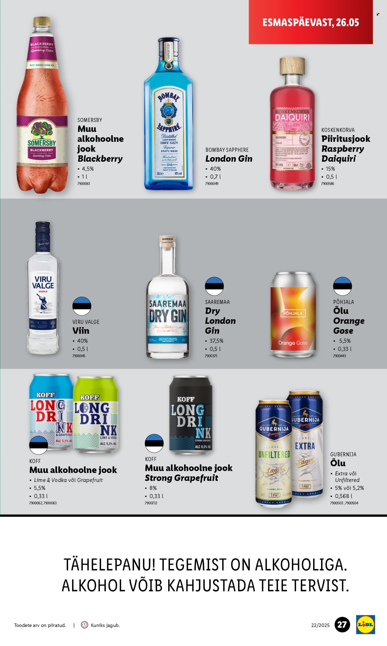 lidl - Lidl kliendileht - Kliendileht (26.05 - 1.06.2025) - page: 27