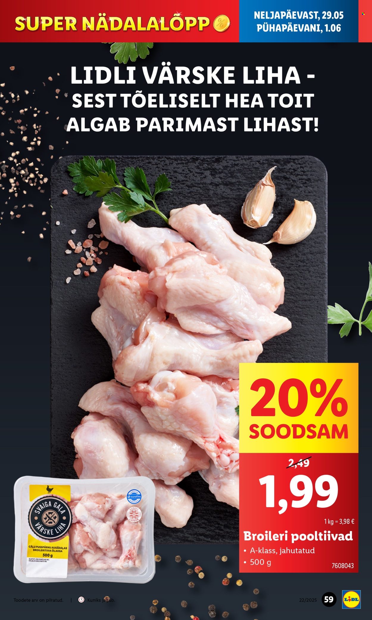 lidl - Lidl kliendileht - Kliendileht (26.05 - 1.06.2025) - page: 59