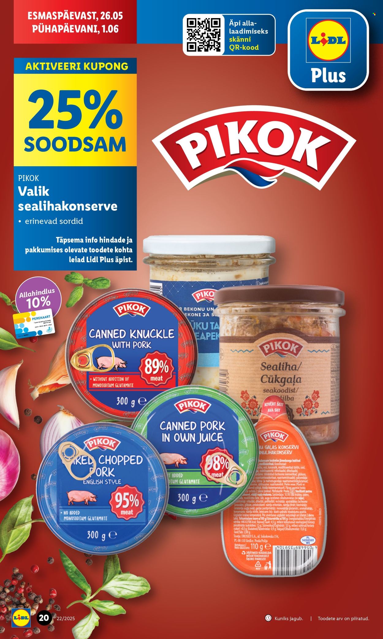 lidl - Lidl kliendileht - Kliendileht (26.05 - 1.06.2025) - page: 20