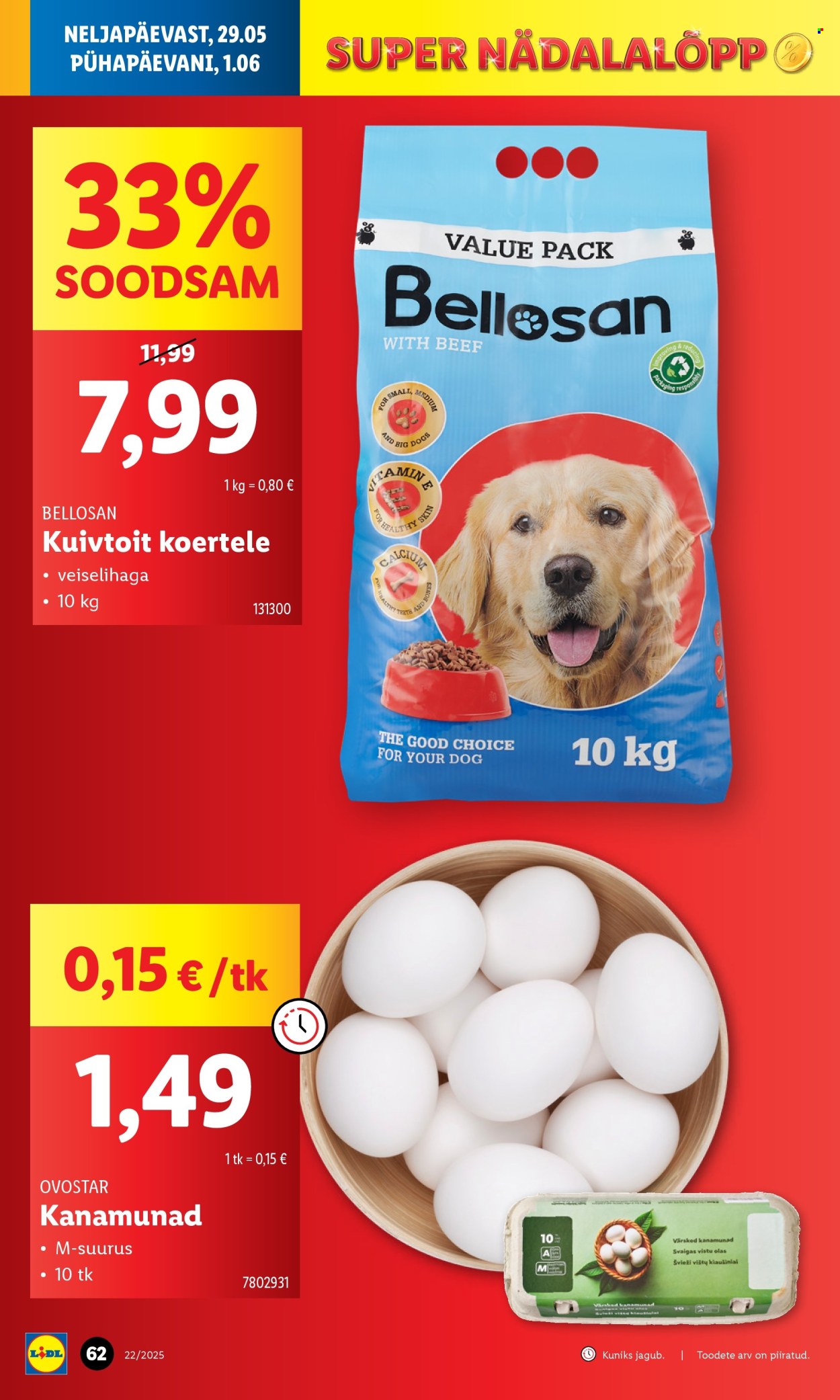 lidl - Lidl kliendileht - Kliendileht (26.05 - 1.06.2025) - page: 62