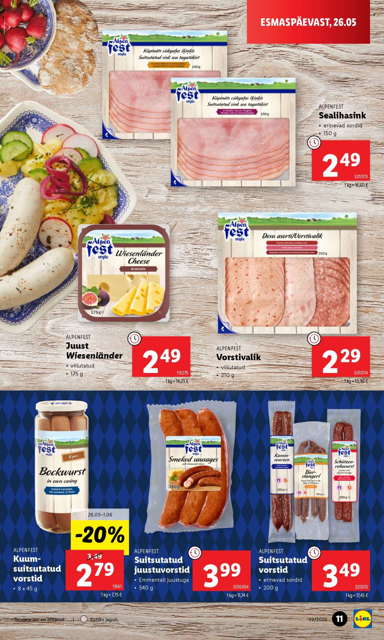 lidl - Lidl kliendileht - Kliendileht (26.05 - 1.06.2025) - page: 11
