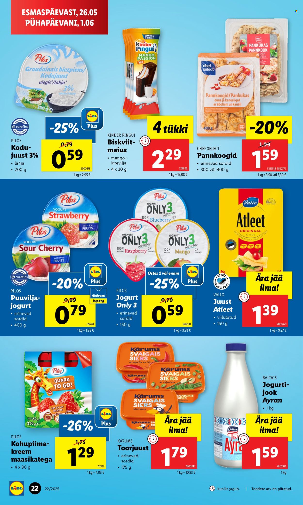lidl - Lidl kliendileht - Kliendileht (26.05 - 1.06.2025) - page: 22