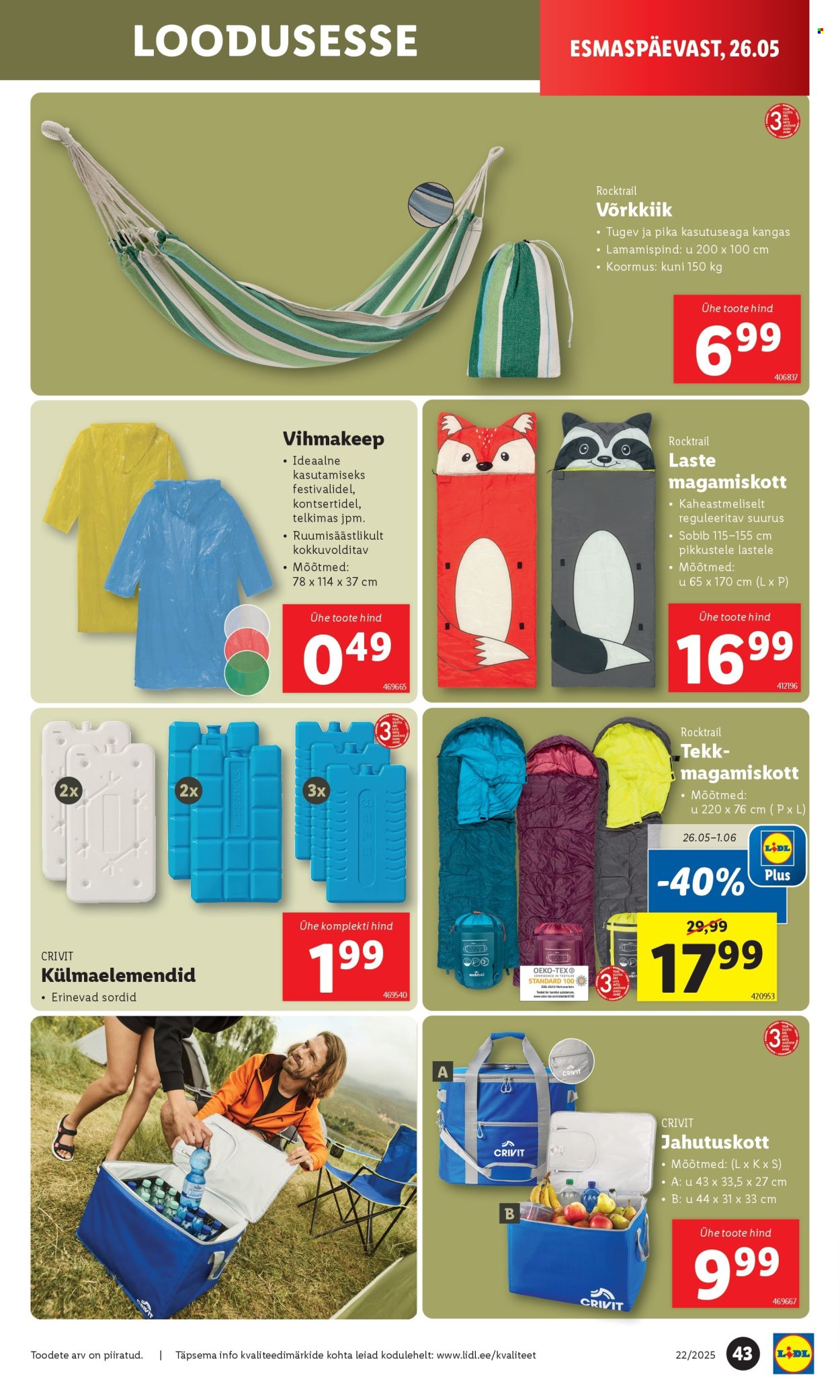 lidl - Lidl kliendileht - Nädalalõpu pakkumised (29.05 - 1.06.2025) - page: 43 lidl - Lidl kliendileht - Nädalalõpu pakkumised (29.05 - 1.06.2025) - page: 43