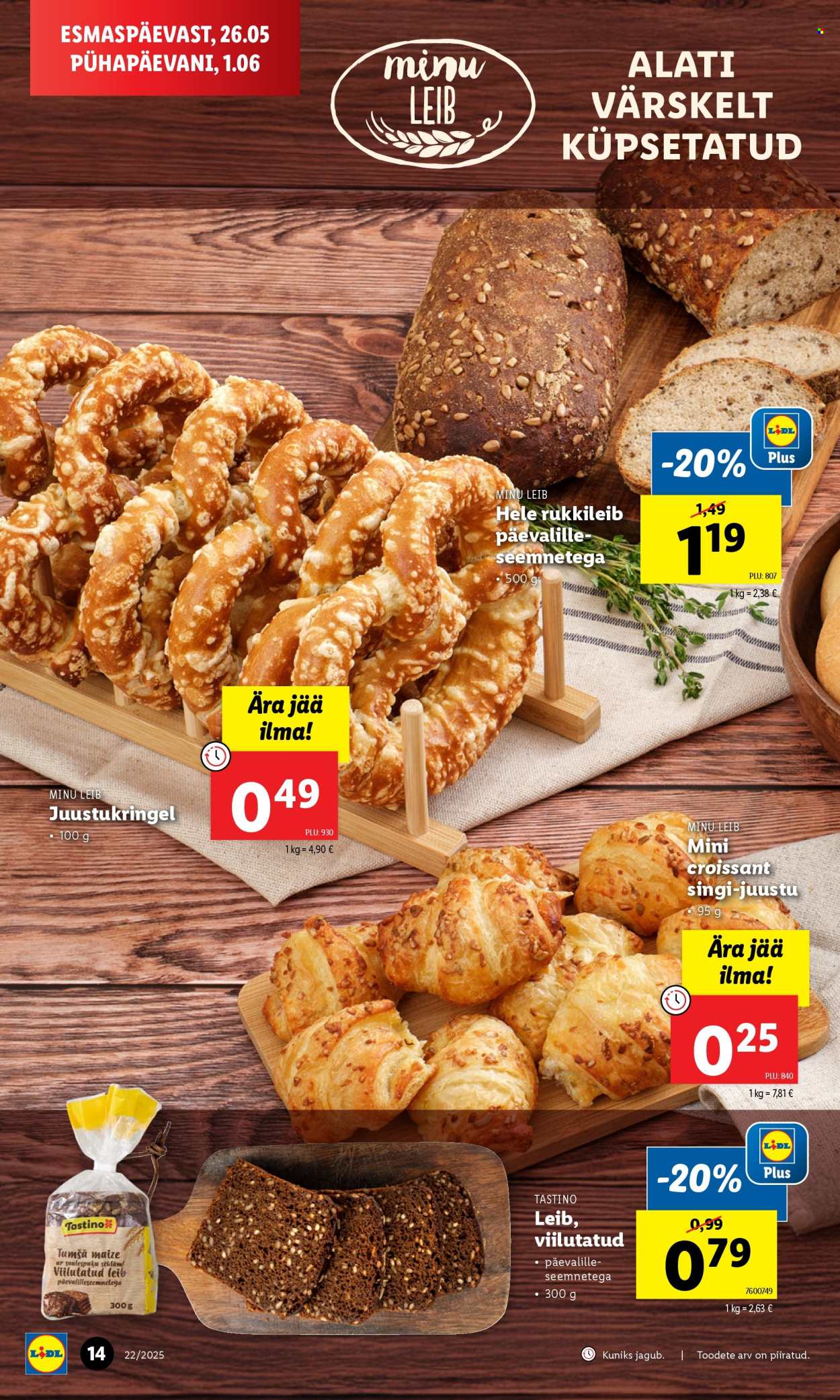 lidl - Lidl kliendileht - Nädalalõpu pakkumised (29.05 - 1.06.2025) - page: 14 lidl - Lidl kliendileht - Nädalalõpu pakkumised (29.05 - 1.06.2025) - page: 14