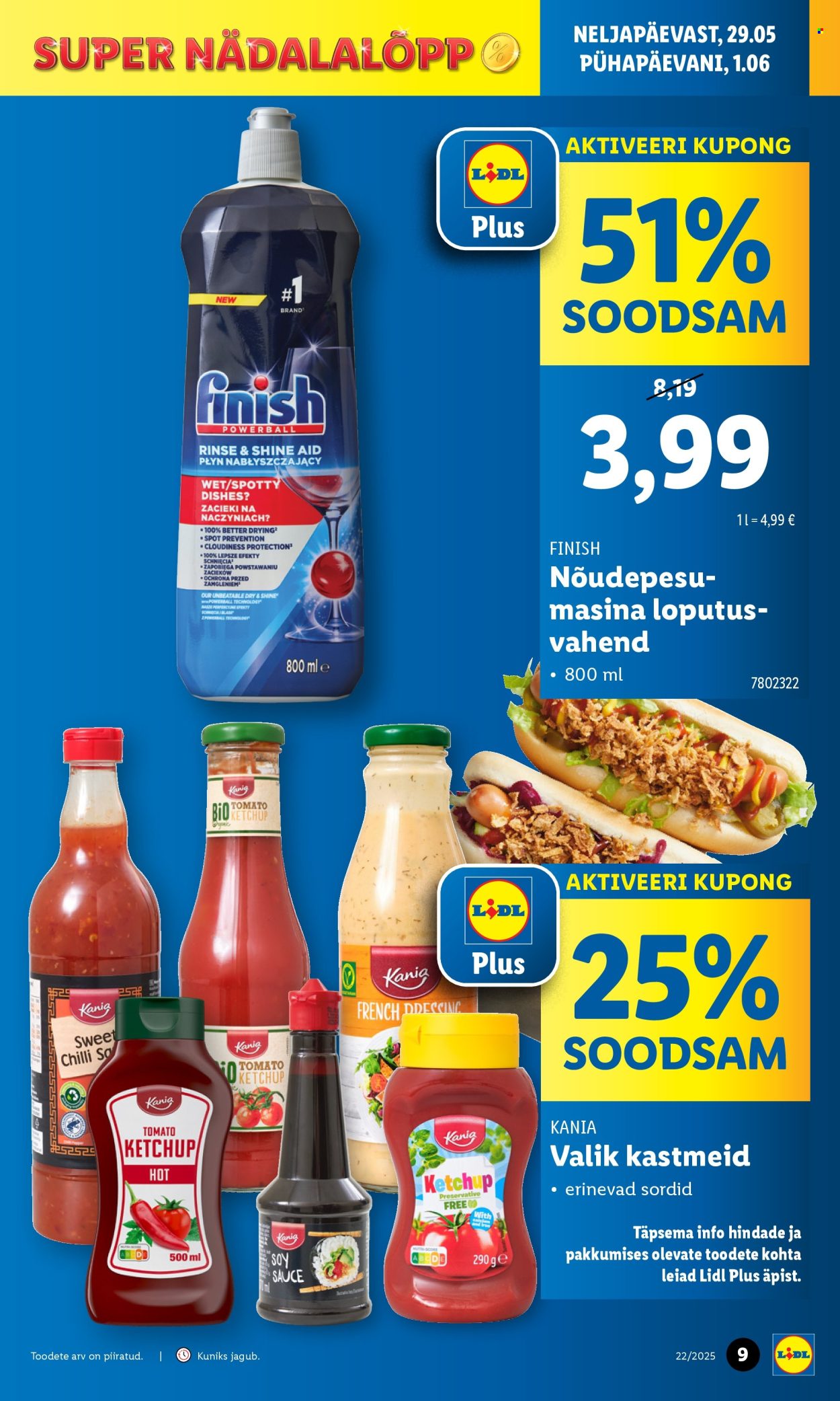 lidl - Lidl kliendileht - Nädalalõpu pakkumised (29.05 - 1.06.2025) - page: 9 lidl - Lidl kliendileht - Nädalalõpu pakkumised (29.05 - 1.06.2025) - page: 9