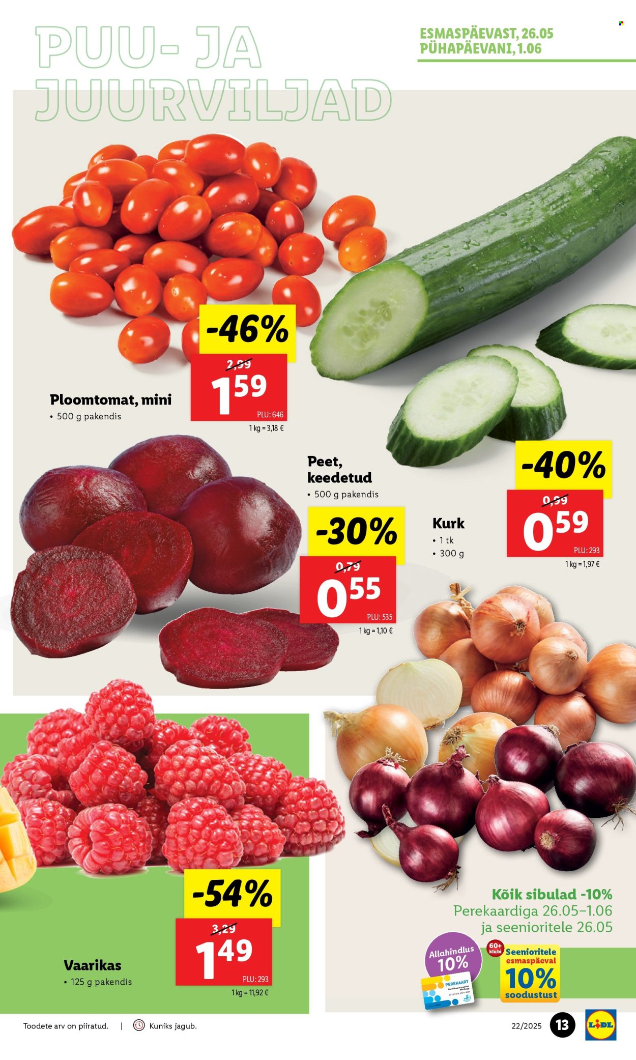 lidl - Lidl kliendileht - Nädalalõpu pakkumised (29.05 - 1.06.2025) - page: 13 lidl - Lidl kliendileht - Nädalalõpu pakkumised (29.05 - 1.06.2025) - page: 13