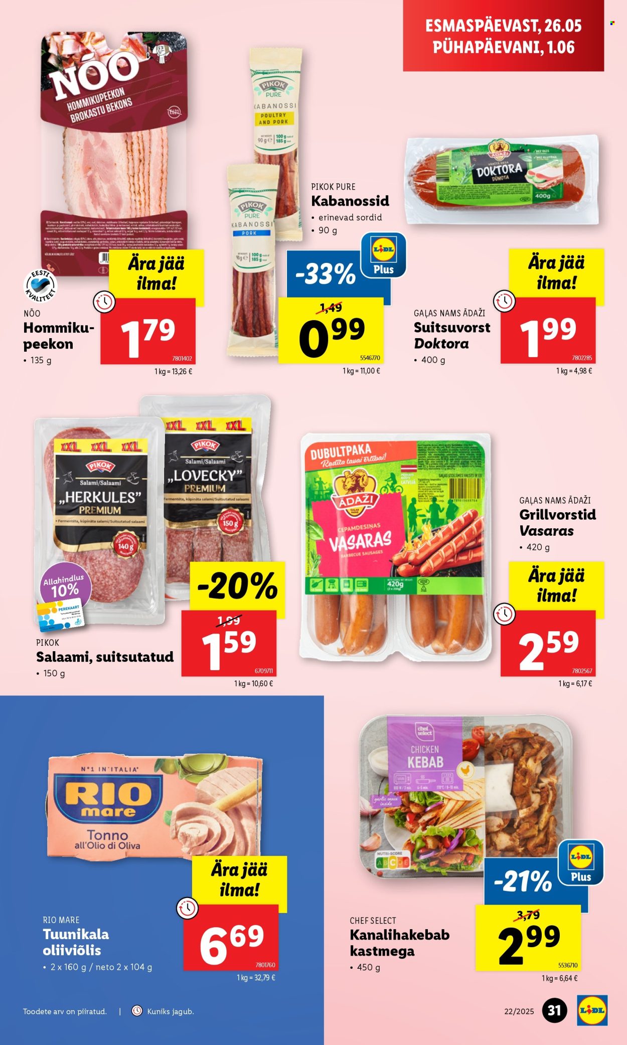 lidl - Lidl kliendileht - Nädalalõpu pakkumised (29.05 - 1.06.2025) - page: 31 lidl - Lidl kliendileht - Nädalalõpu pakkumised (29.05 - 1.06.2025) - page: 31