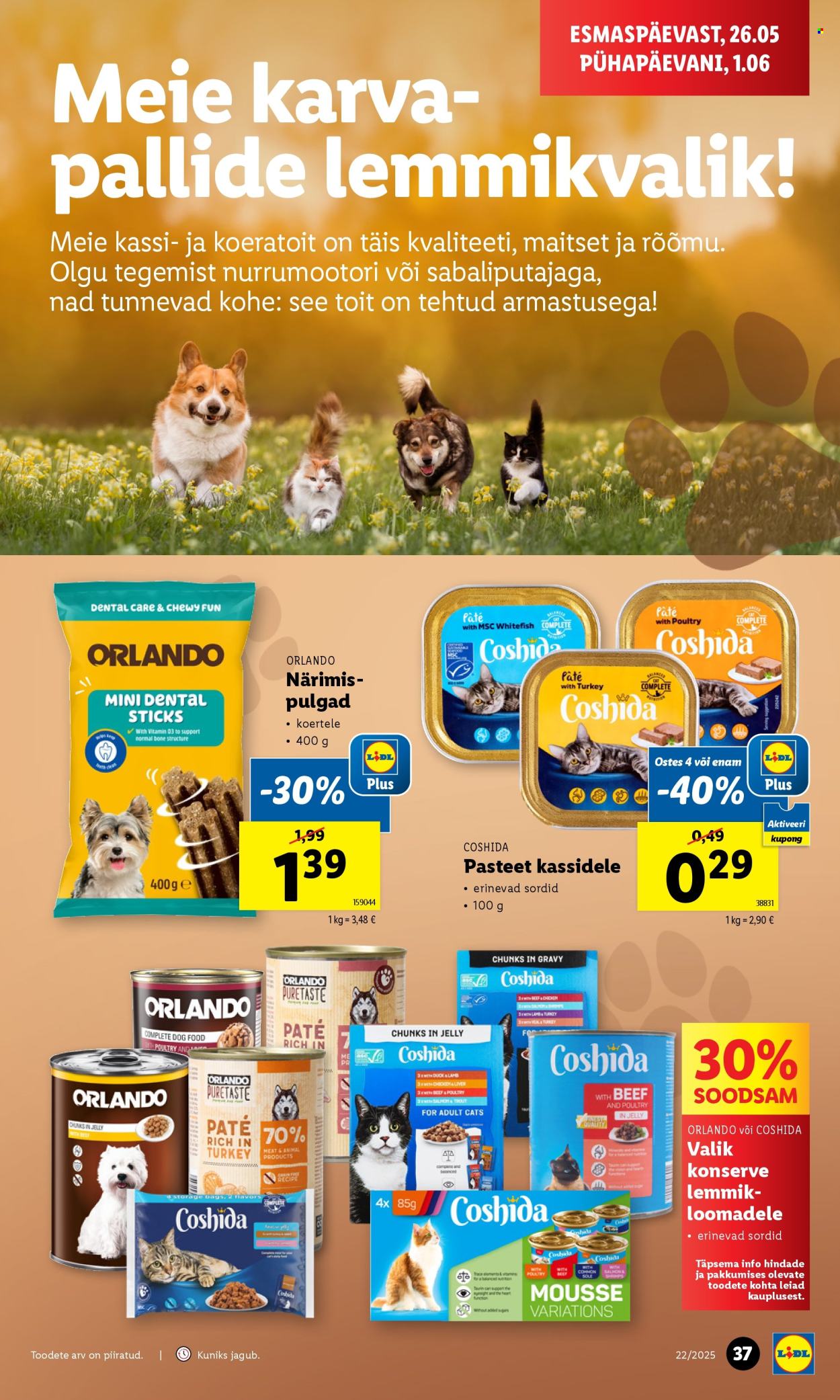 lidl - Lidl kliendileht - Nädalalõpu pakkumised (29.05 - 1.06.2025) - page: 37 lidl - Lidl kliendileht - Nädalalõpu pakkumised (29.05 - 1.06.2025) - page: 37