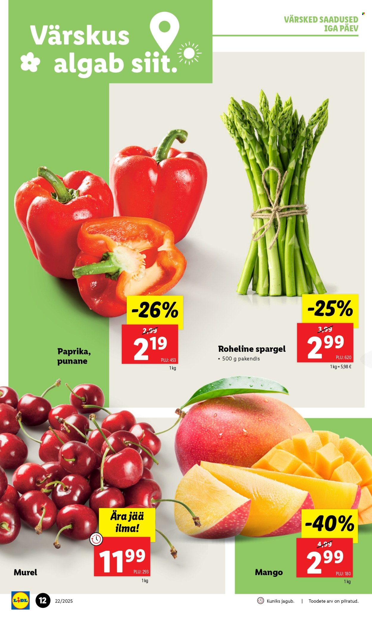 lidl - Lidl kliendileht - Nädalalõpu pakkumised (29.05 - 1.06.2025) - page: 12 lidl - Lidl kliendileht - Nädalalõpu pakkumised (29.05 - 1.06.2025) - page: 12