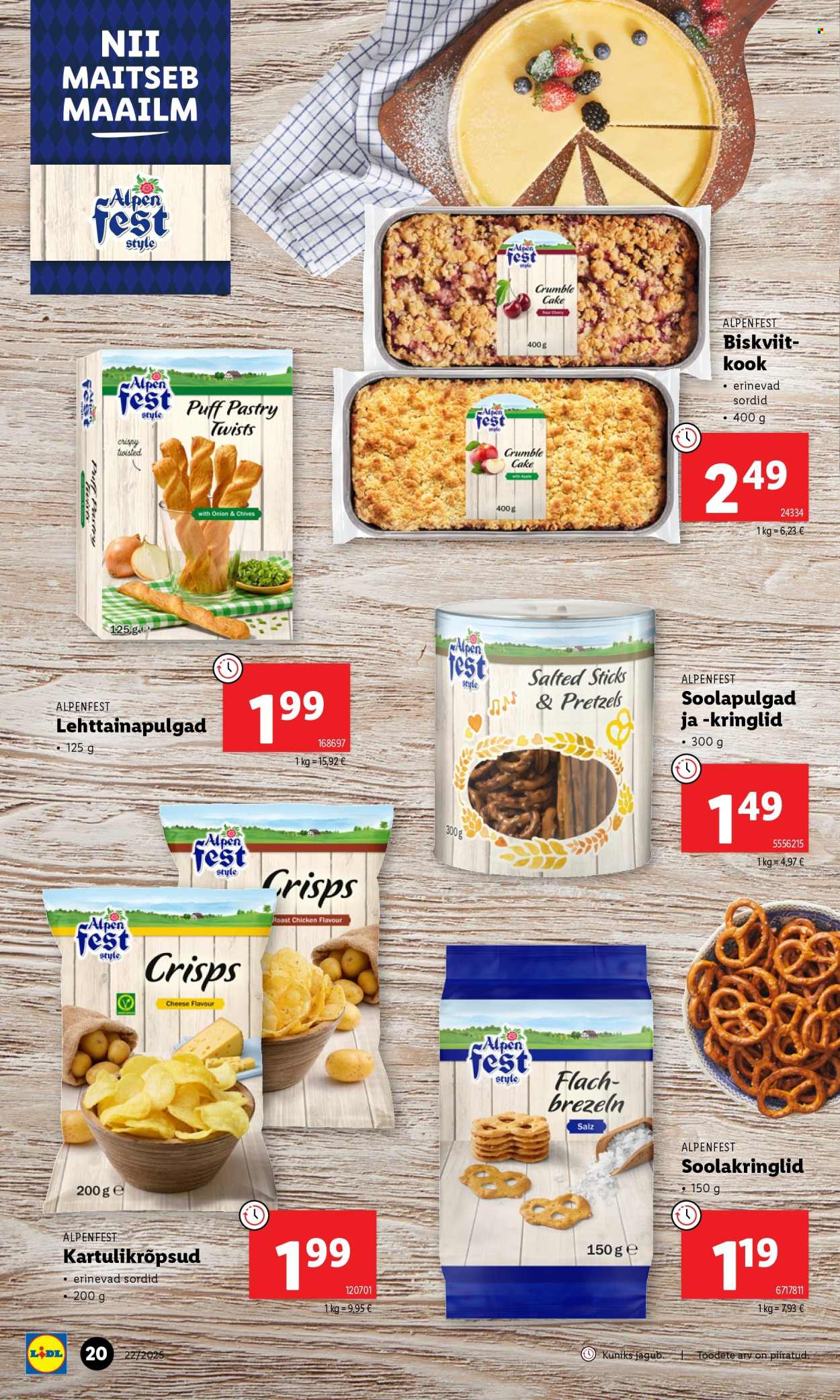 lidl - Lidl kliendileht - Nädalalõpu pakkumised (29.05 - 1.06.2025) - page: 20 lidl - Lidl kliendileht - Nädalalõpu pakkumised (29.05 - 1.06.2025) - page: 20