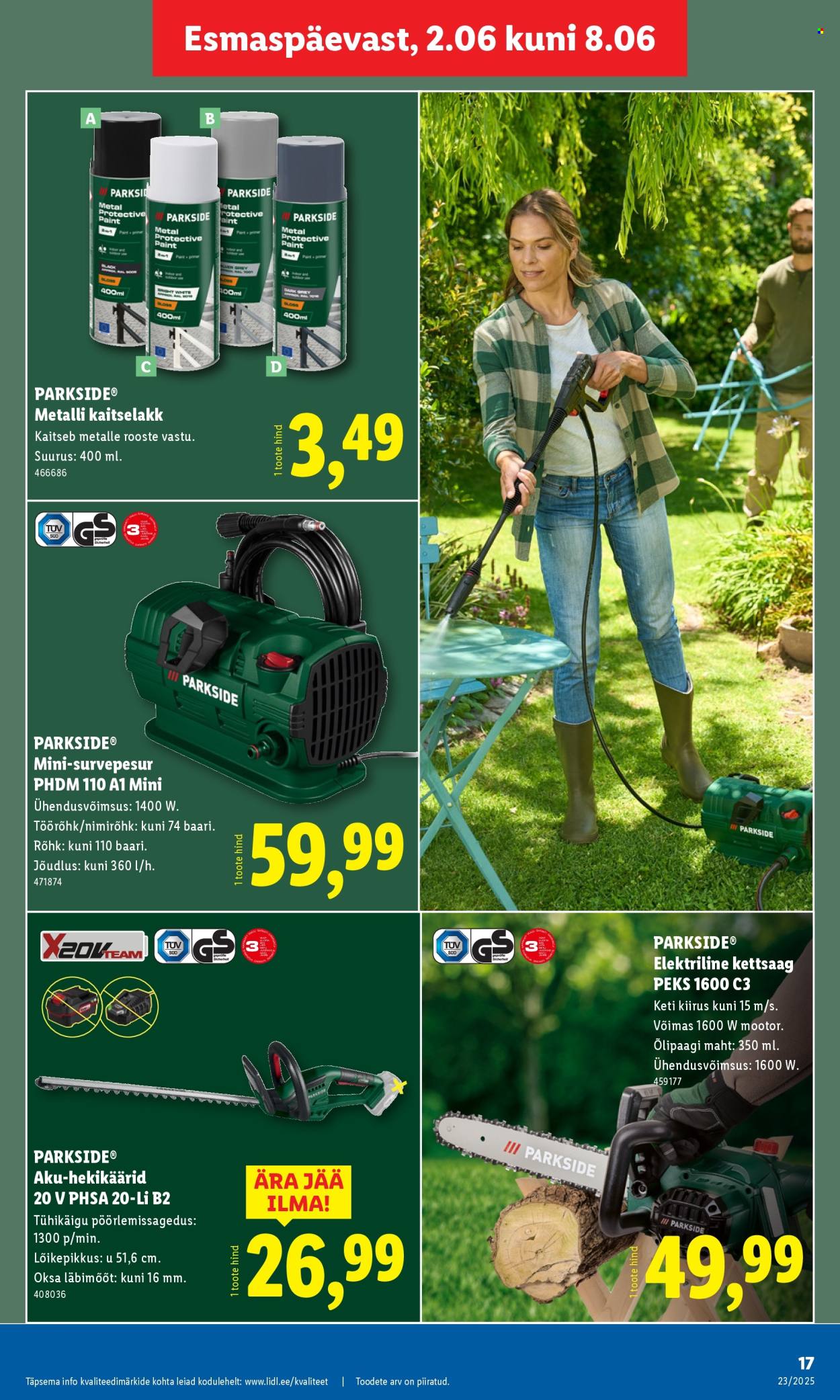 lidl - Lidl kliendileht - Tööstuskaupade pakkumised (2.06 - 8.06.2025) - page: 17