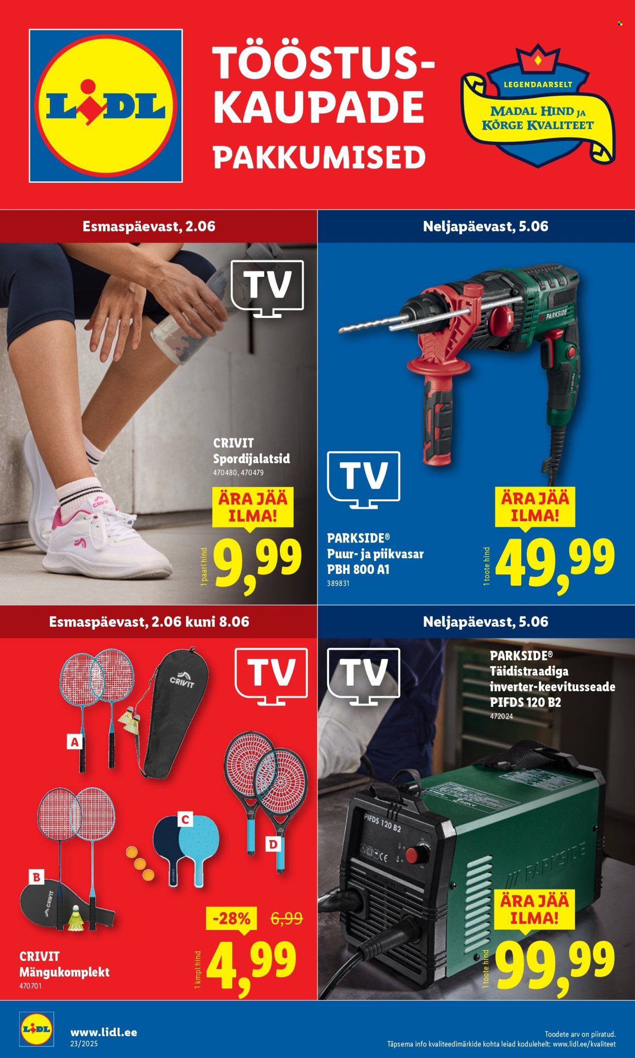 lidl - Lidl kliendileht - Tööstuskaupade pakkumised (2.06 - 8.06.2025)