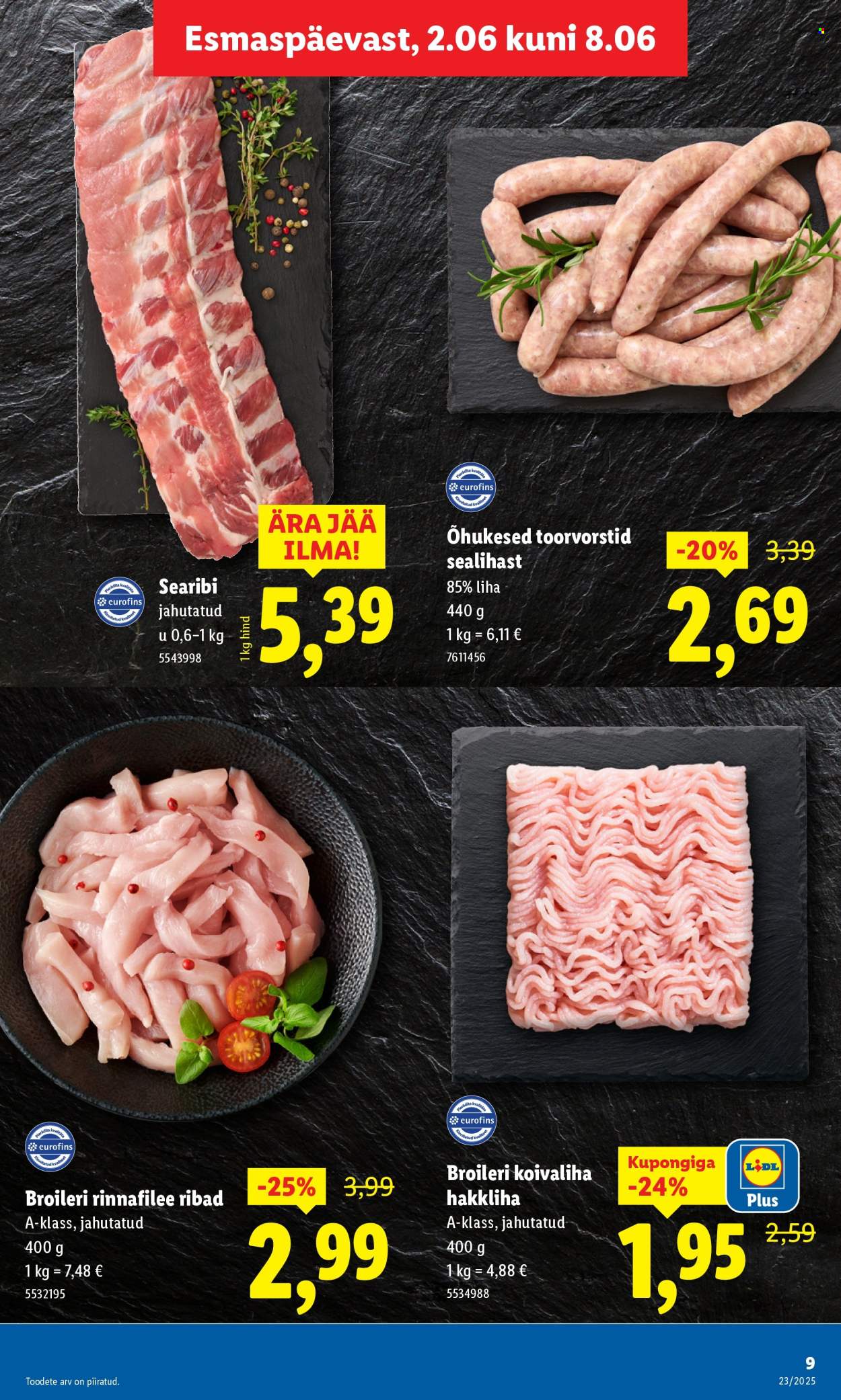 lidl - Lidl kliendileht - Kliendileht (2.06 - 8.06.2025) - page: 9 lidl - Lidl kliendileht - Kliendileht (2.06 - 8.06.2025) - page: 9