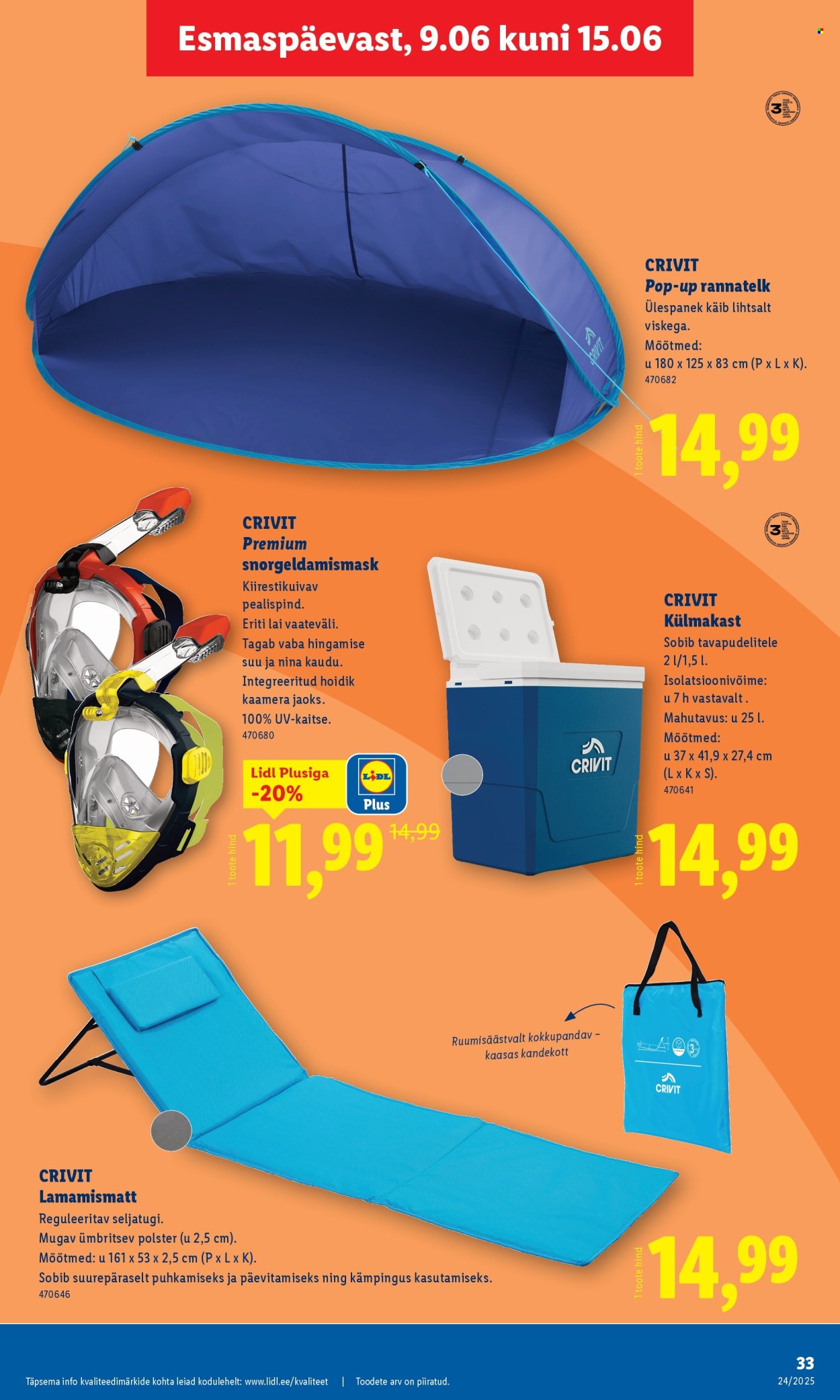 lidl - Lidl kliendileht - Kliendileht (9.06 - 15.06.2025) - page: 33 lidl - Lidl kliendileht - Kliendileht (9.06 - 15.06.2025) - page: 33