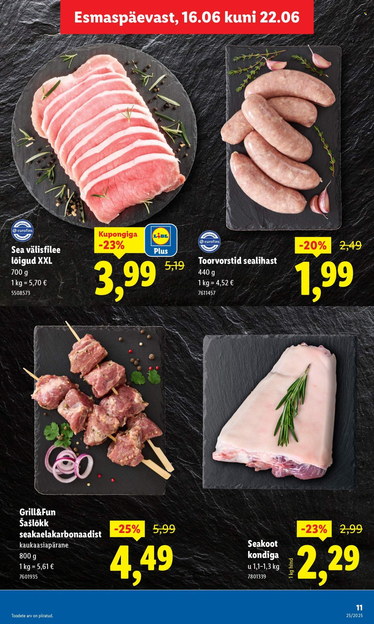 lidl - Lidl kliendileht - Kliendileht (16.06 - 22.06.2025) - page: 11 lidl - Lidl kliendileht - Kliendileht (16.06 - 22.06.2025) - page: 11