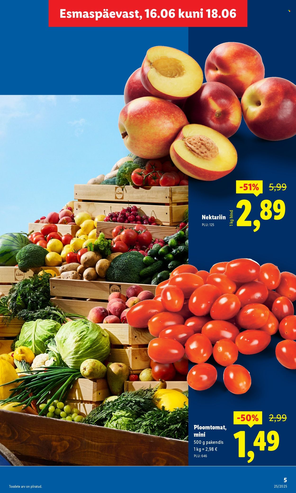 lidl - Lidl kliendileht - Kliendileht (16.06 - 22.06.2025) - page: 5 lidl - Lidl kliendileht - Kliendileht (16.06 - 22.06.2025) - page: 5