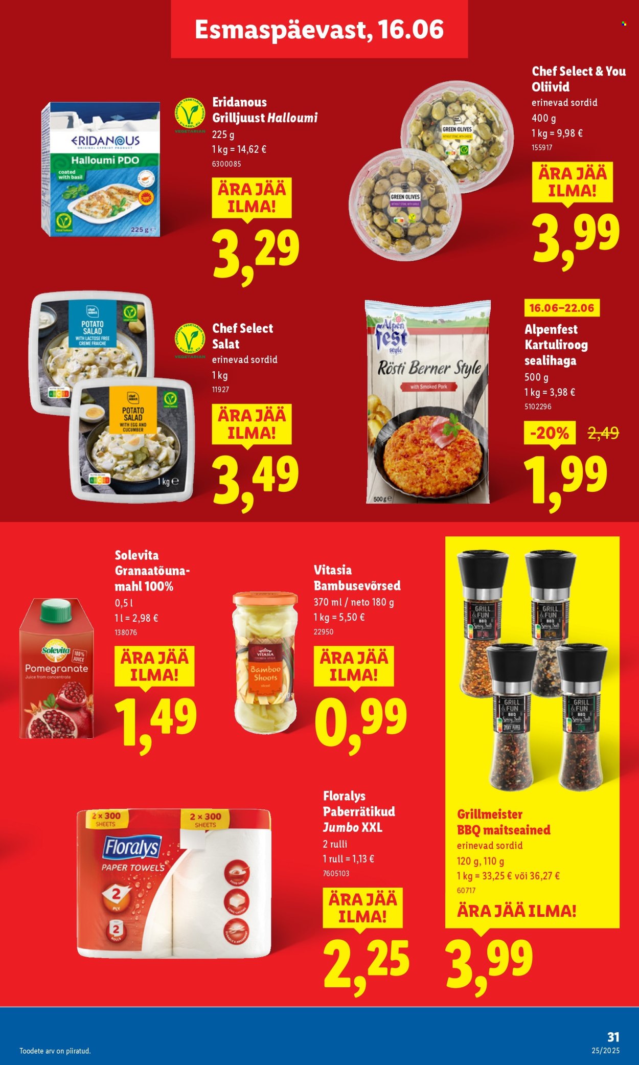 lidl - Lidl kliendileht - Kliendileht (16.06 - 22.06.2025) - page: 31 lidl - Lidl kliendileht - Kliendileht (16.06 - 22.06.2025) - page: 31