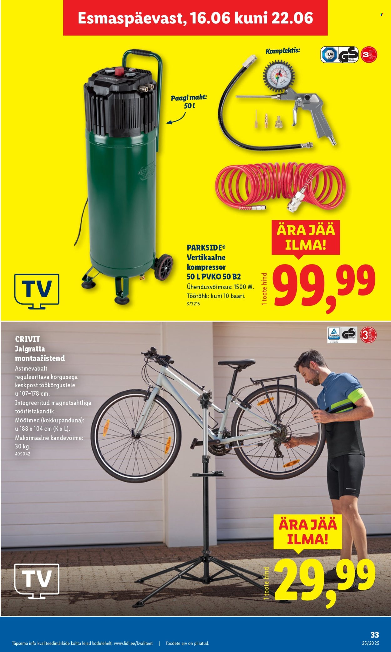 lidl - Lidl kliendileht - Kliendileht (16.06 - 22.06.2025) - page: 33 lidl - Lidl kliendileht - Kliendileht (16.06 - 22.06.2025) - page: 33