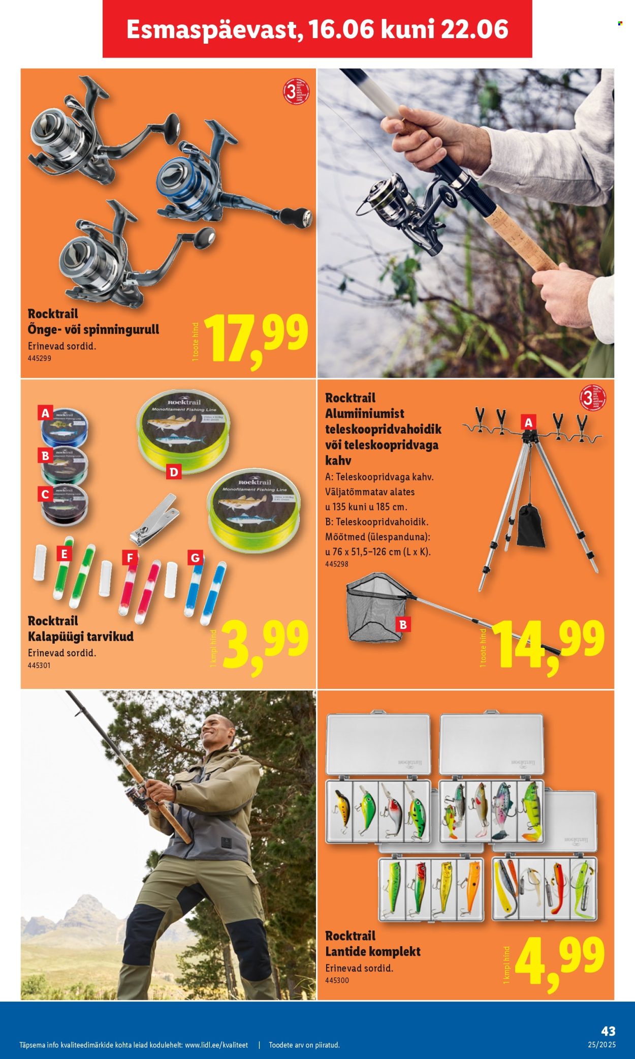 lidl - Lidl kliendileht - Kliendileht (16.06 - 22.06.2025) - page: 43 lidl - Lidl kliendileht - Kliendileht (16.06 - 22.06.2025) - page: 43