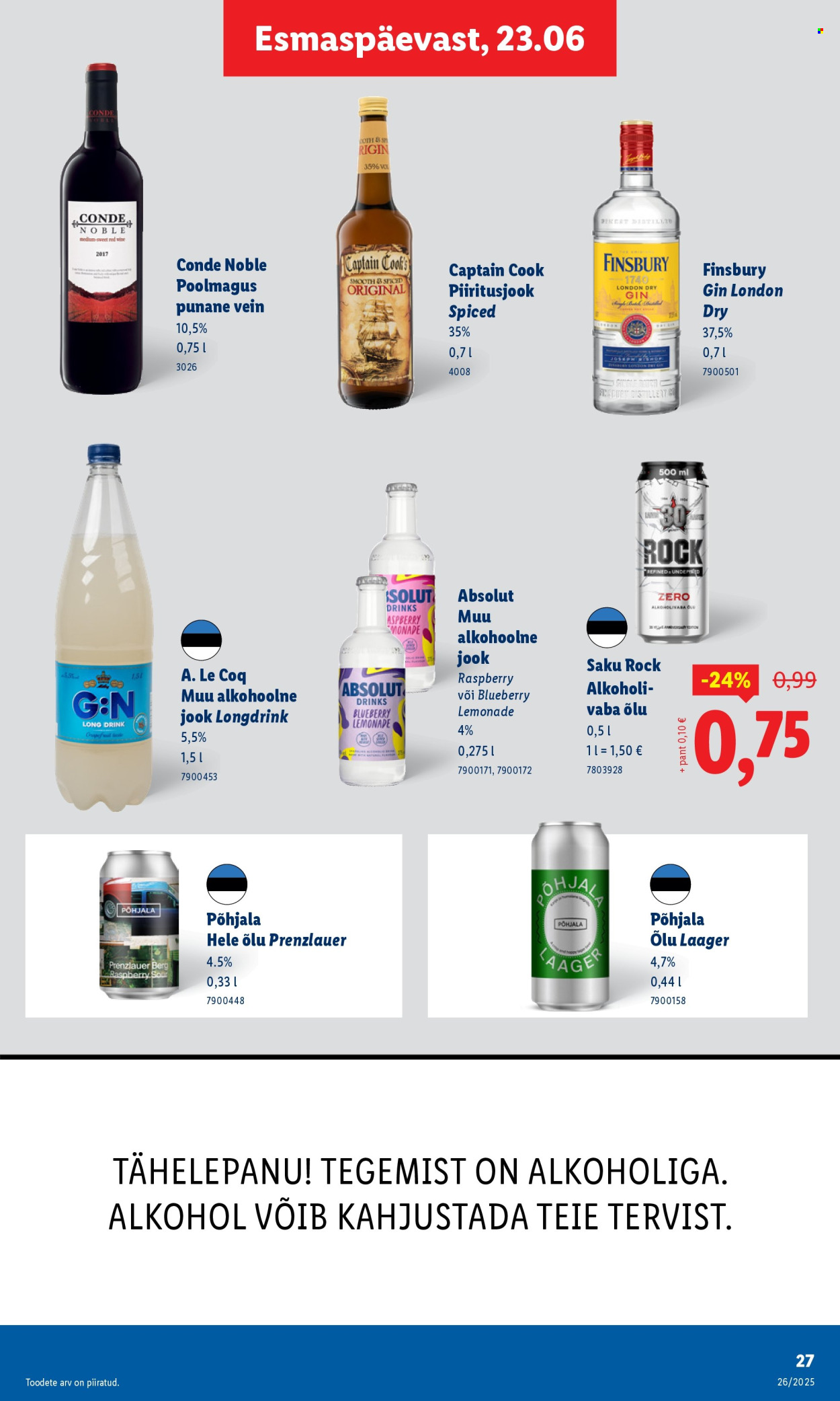 lidl - Lidl kliendileht - Kliendileht (23.06 - 29.06.2025) - page: 27 lidl - Lidl kliendileht - Kliendileht (23.06 - 29.06.2025) - page: 27