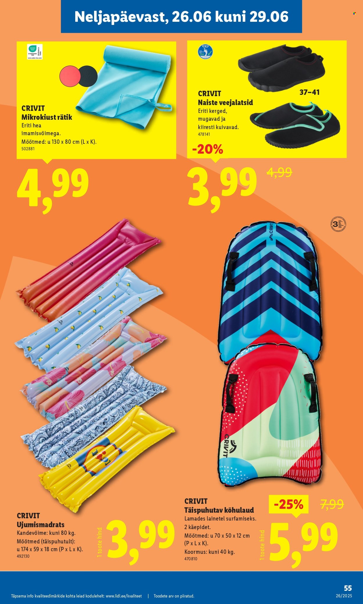 lidl - Lidl kliendileht - Kliendileht (23.06 - 29.06.2025) - page: 55 lidl - Lidl kliendileht - Kliendileht (23.06 - 29.06.2025) - page: 55