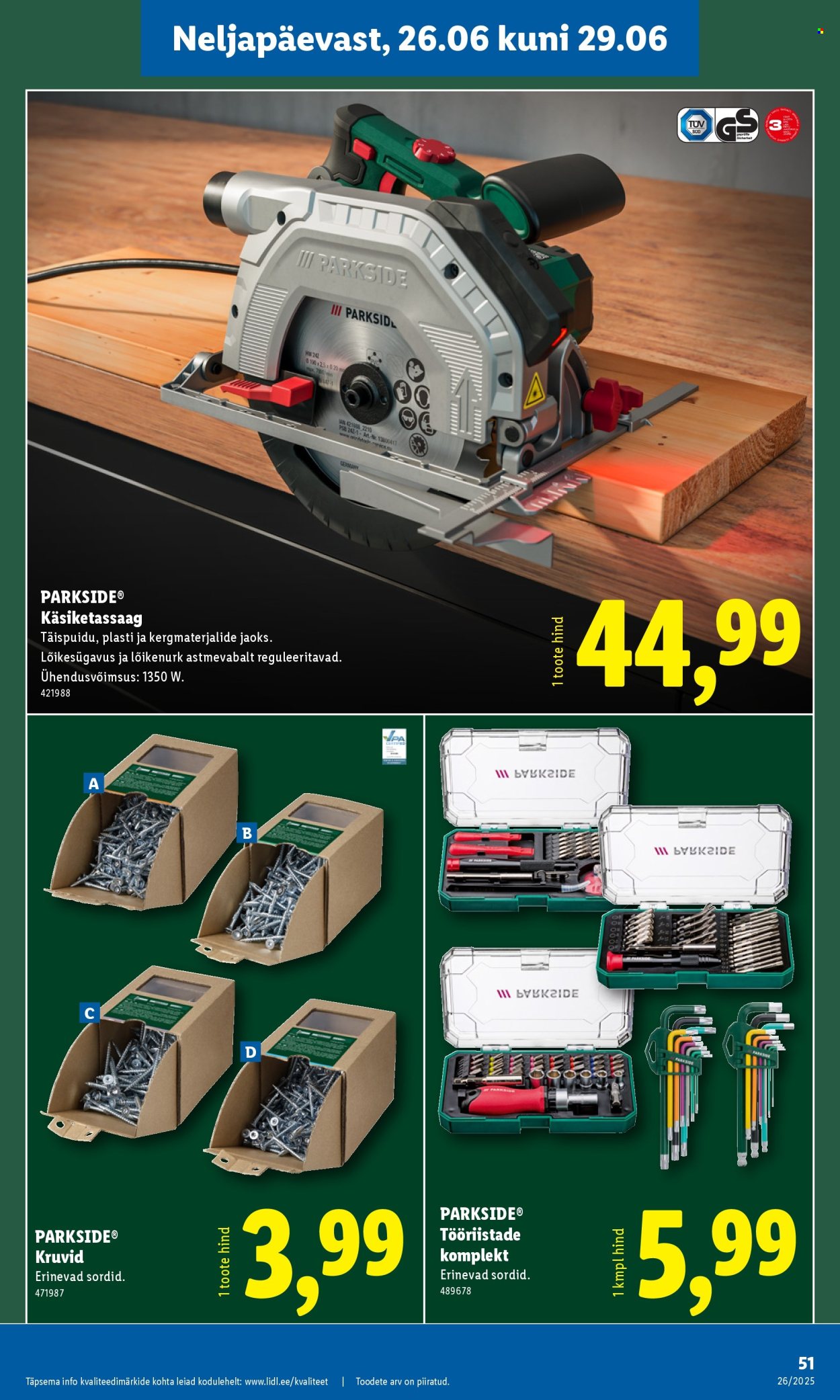 lidl - Lidl kliendileht - Tööstuskaupade pakkumised (23.06 - 29.06.2025) - page: 22