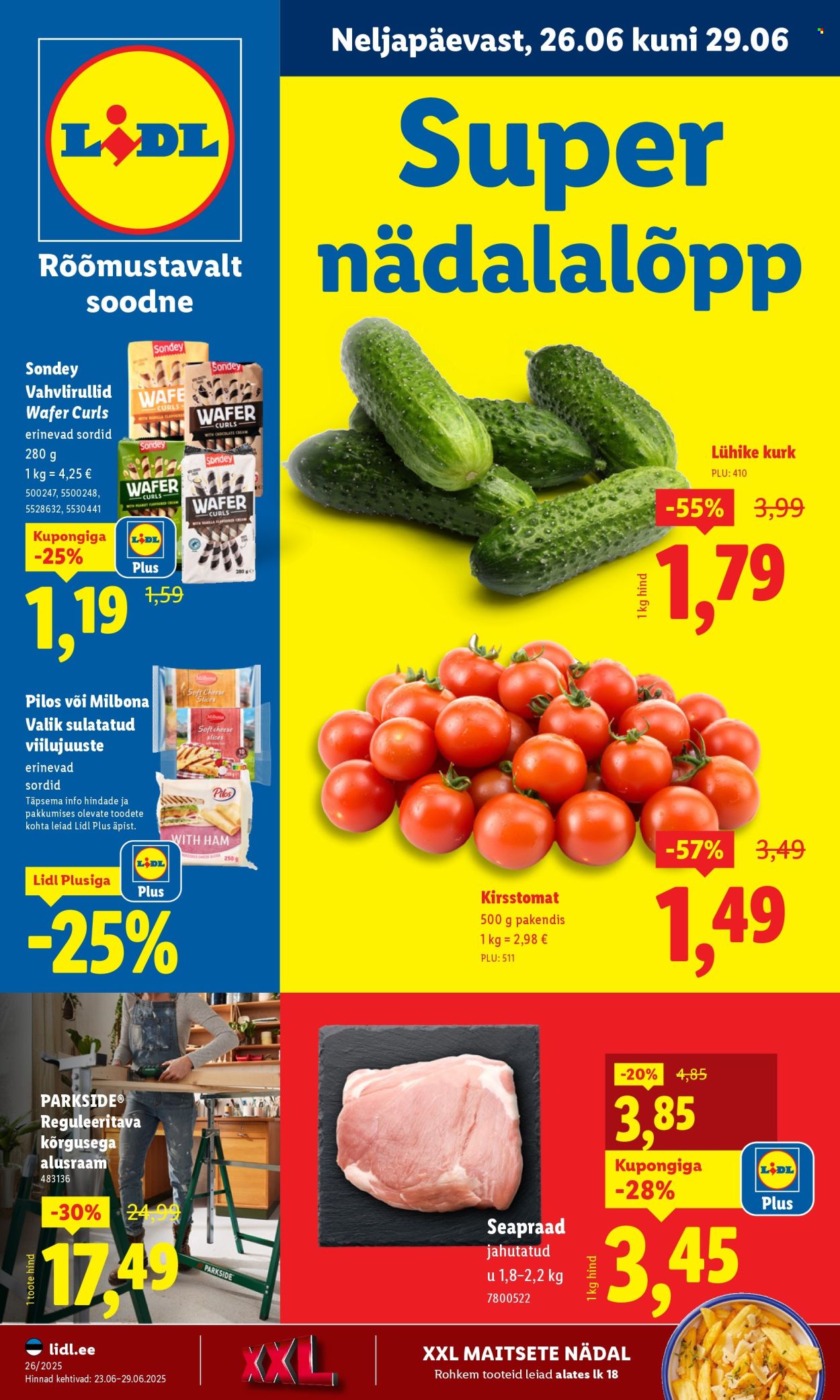 lidl - Lidl kliendileht - Nädalalõpu pakkumised (26.06 - 29.06.2025)