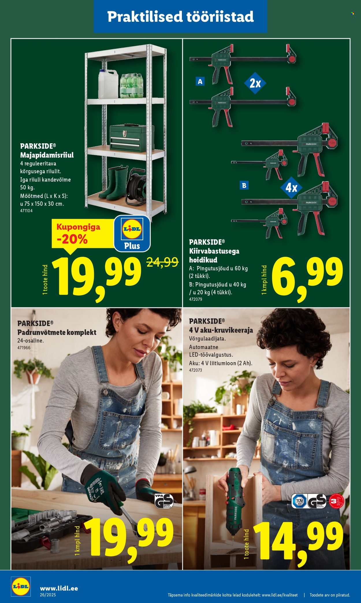 lidl - Lidl kliendileht - Tööstuskaupade pakkumised (23.06 - 29.06.2025) - page: 22