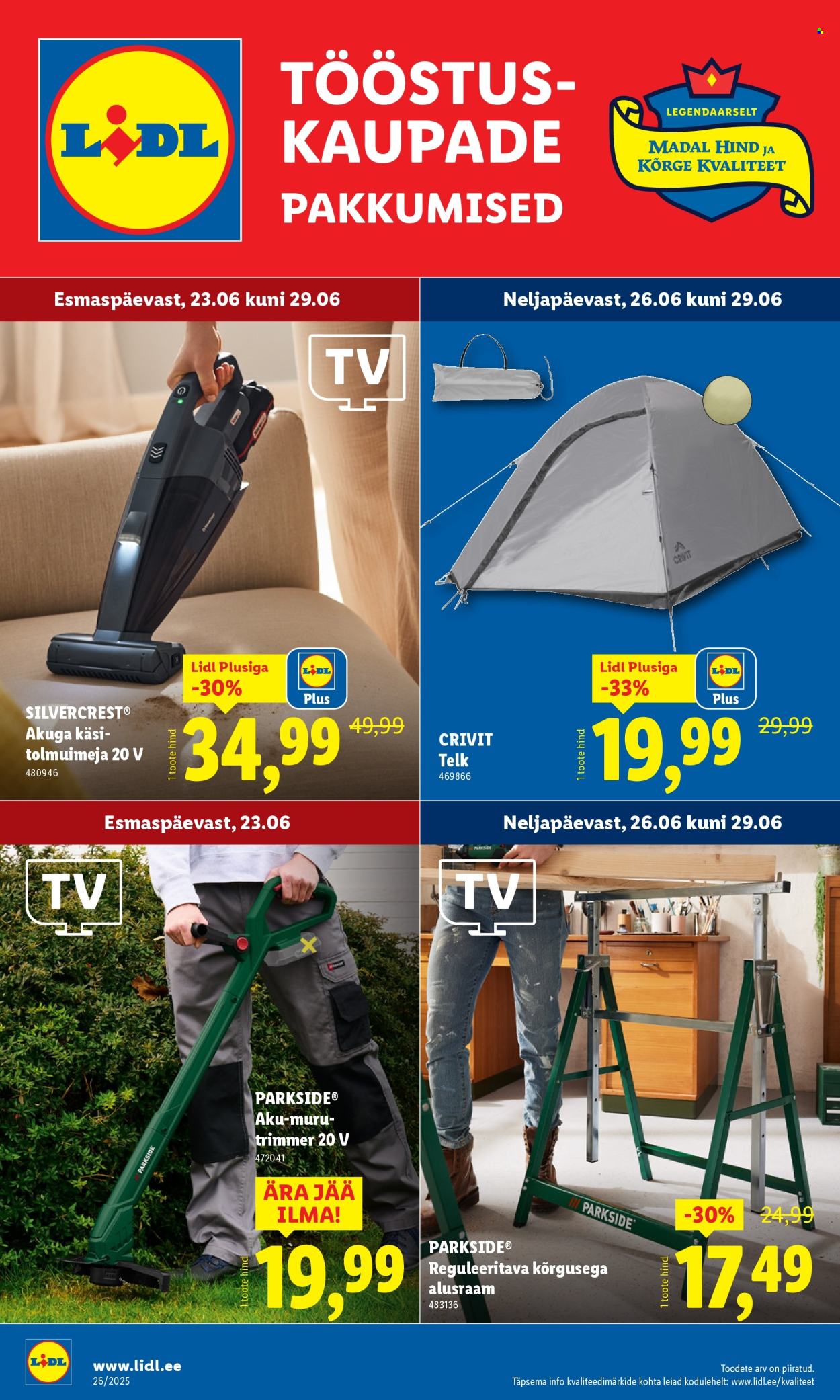 lidl - Lidl kliendileht - Tööstuskaupade pakkumised (23.06 - 29.06.2025)