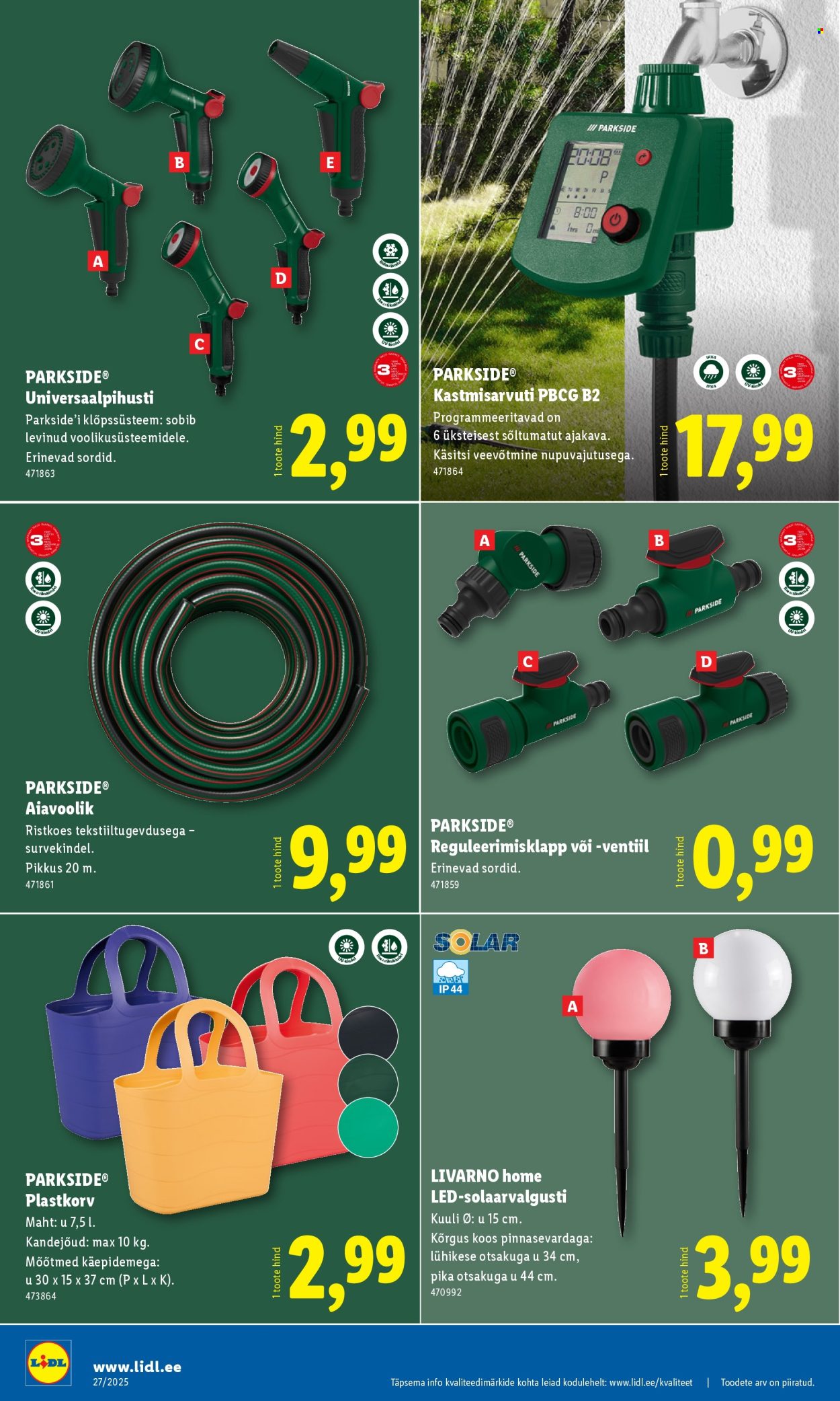 lidl - Lidl kliendileht - Tööstuskaupade pakkumised (30.06 - 6.07.2025) - page: 22