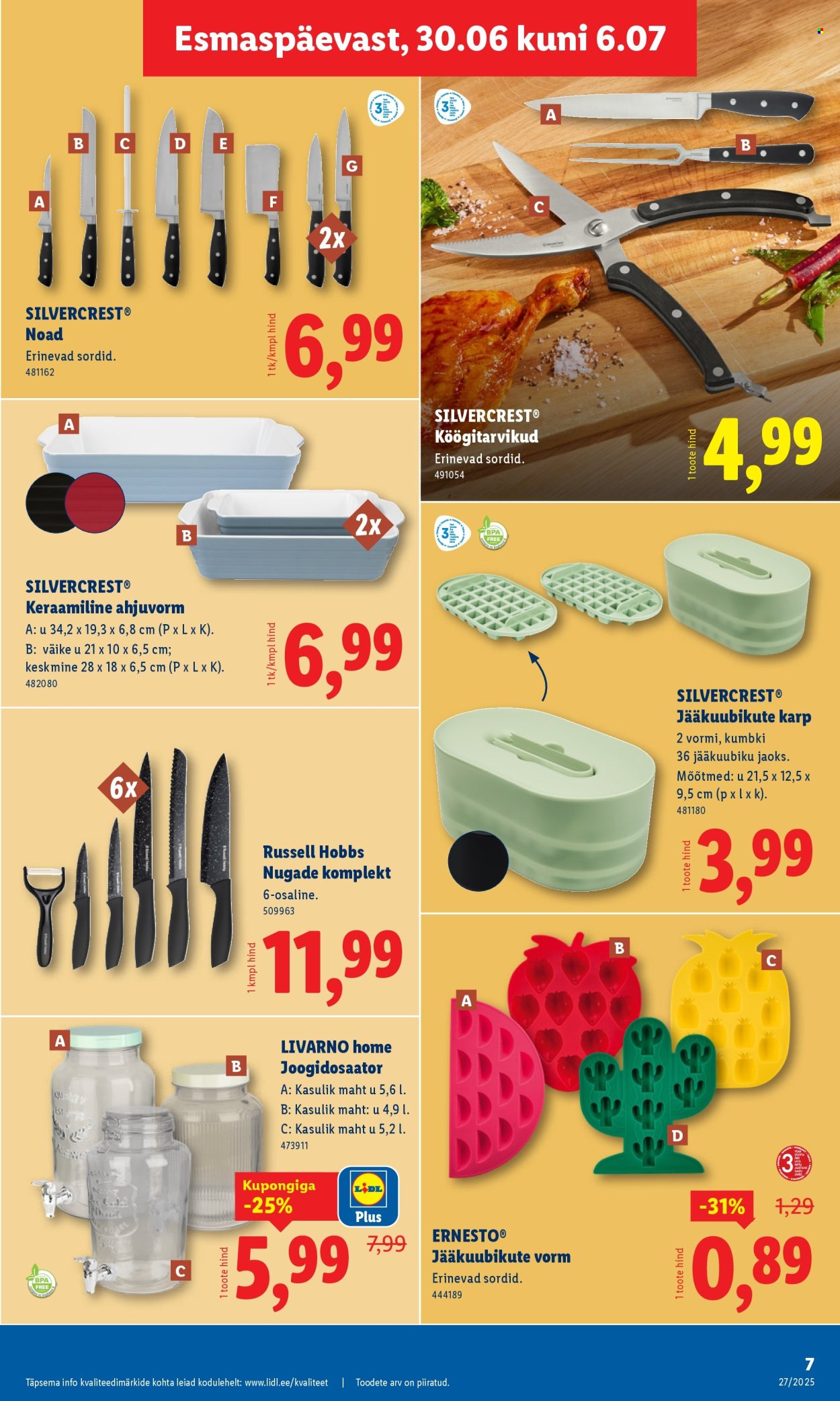 lidl - Lidl kliendileht - Tööstuskaupade pakkumised (30.06 - 6.07.2025) - page: 7