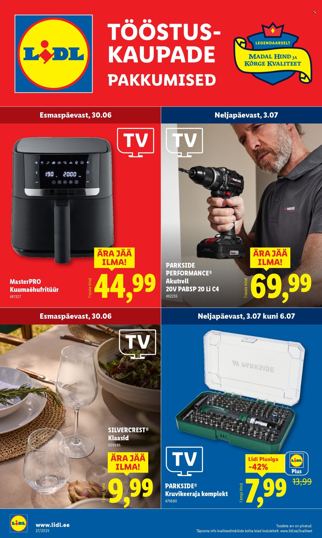 lidl - Lidl kliendileht - Tööstuskaupade pakkumised (30.06 - 6.07.2025)
