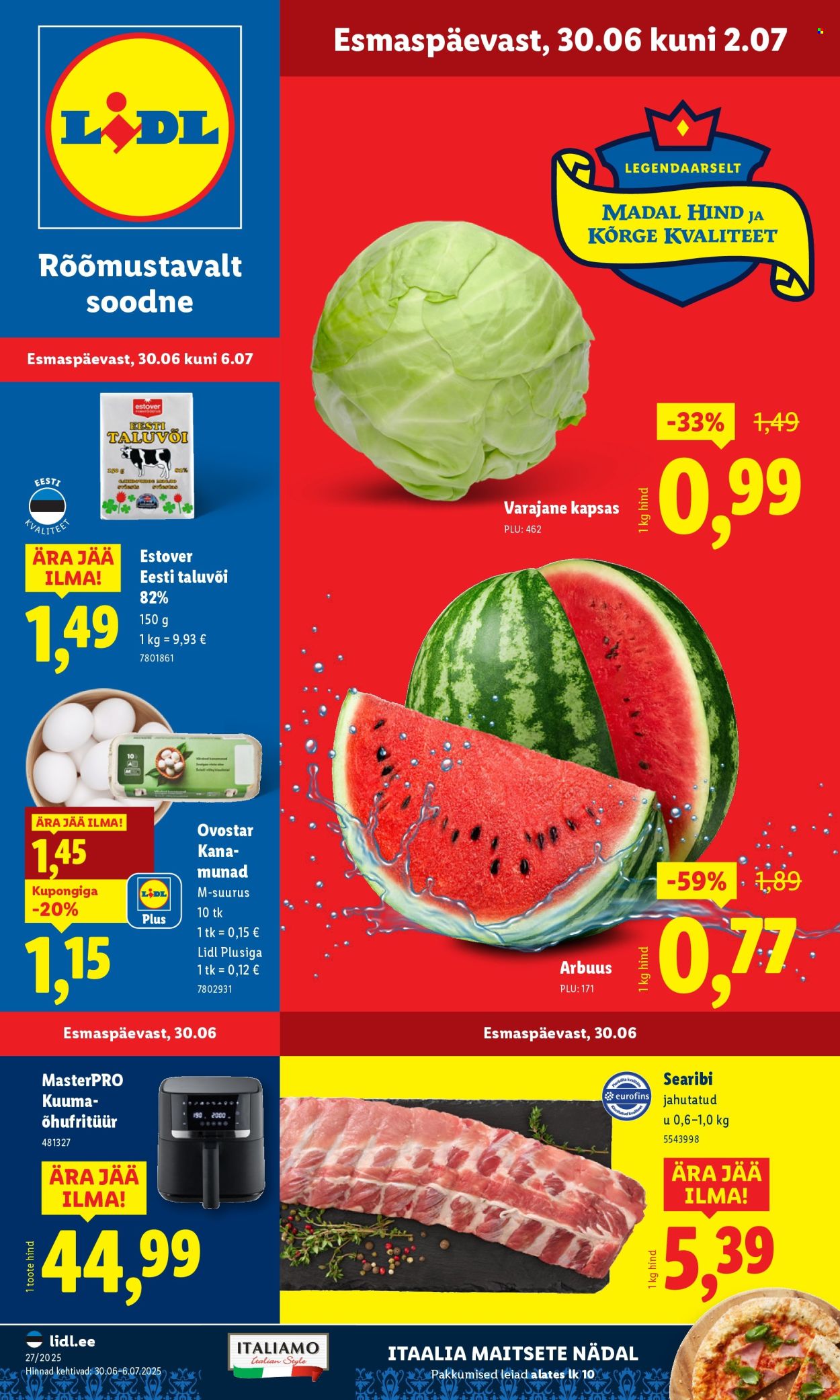 lidl - Lidl kliendileht - Kliendileht (30.06 - 6.07.2025)