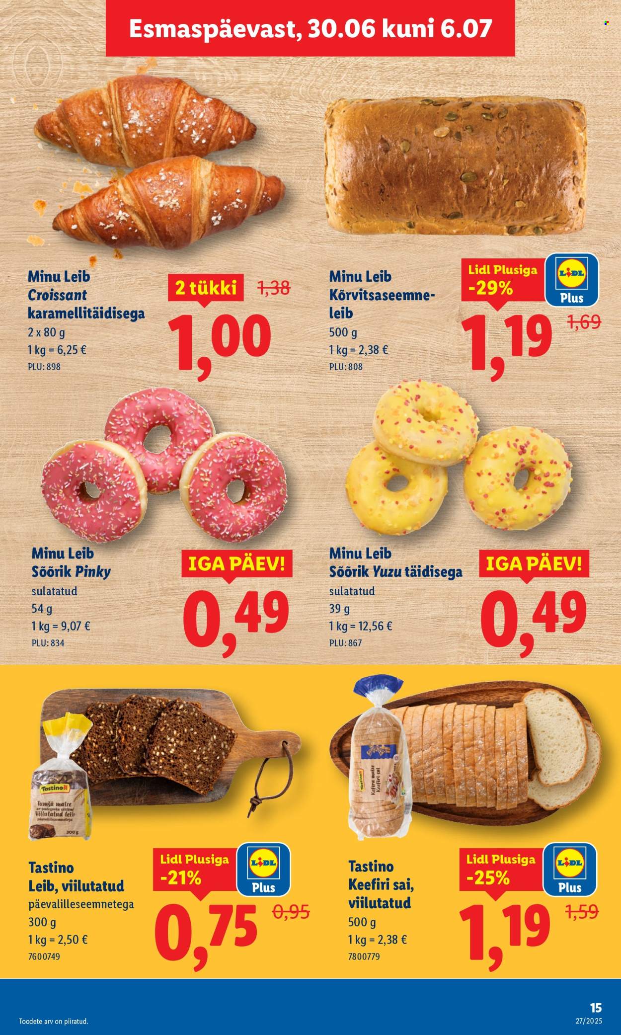 lidl - Lidl kliendileht - Nädalalõpu pakkumised (3.07 - 6.07.2025) - page: 15