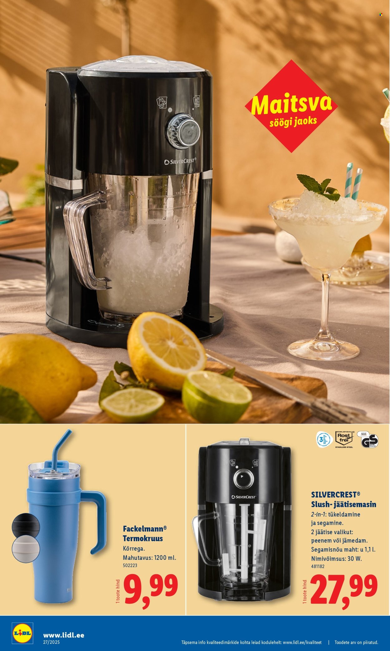 lidl - Lidl kliendileht - Nädalalõpu pakkumised (3.07 - 6.07.2025) - page: 44
