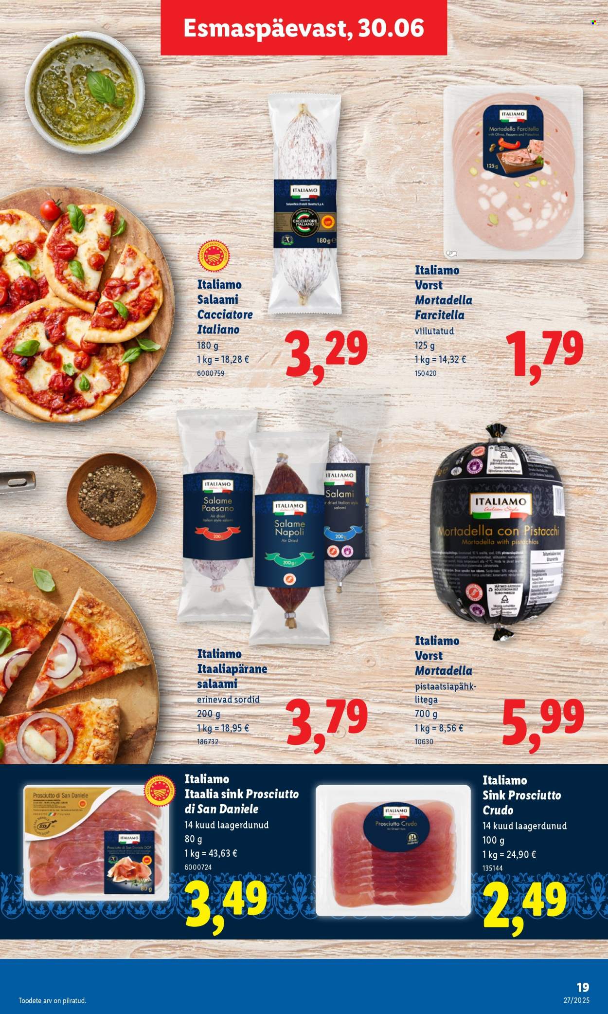 lidl - Lidl kliendileht - Nädalalõpu pakkumised (3.07 - 6.07.2025) - page: 19
