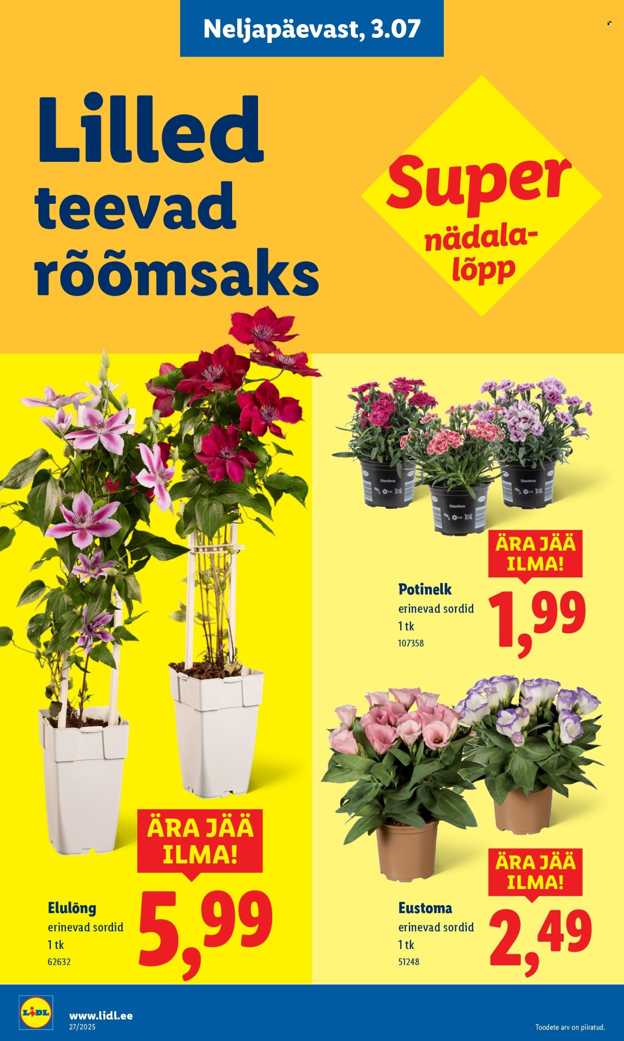 lidl - Lidl kliendileht - Nädalalõpu pakkumised (3.07 - 6.07.2025) - page: 6