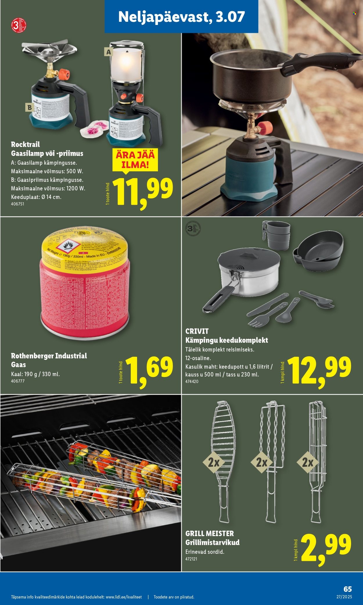 lidl - Lidl kliendileht - Nädalalõpu pakkumised (3.07 - 6.07.2025) - page: 65