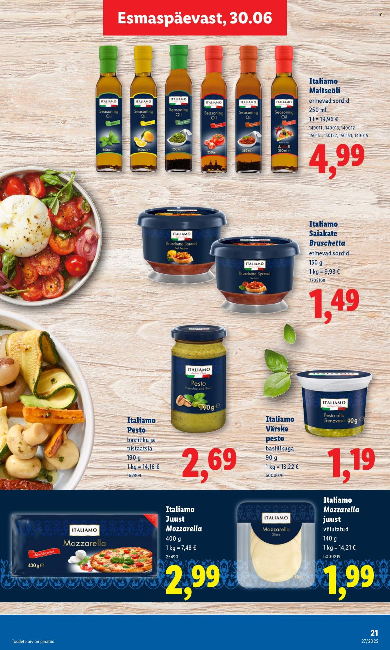 lidl - Lidl kliendileht - Nädalalõpu pakkumised (3.07 - 6.07.2025) - page: 21