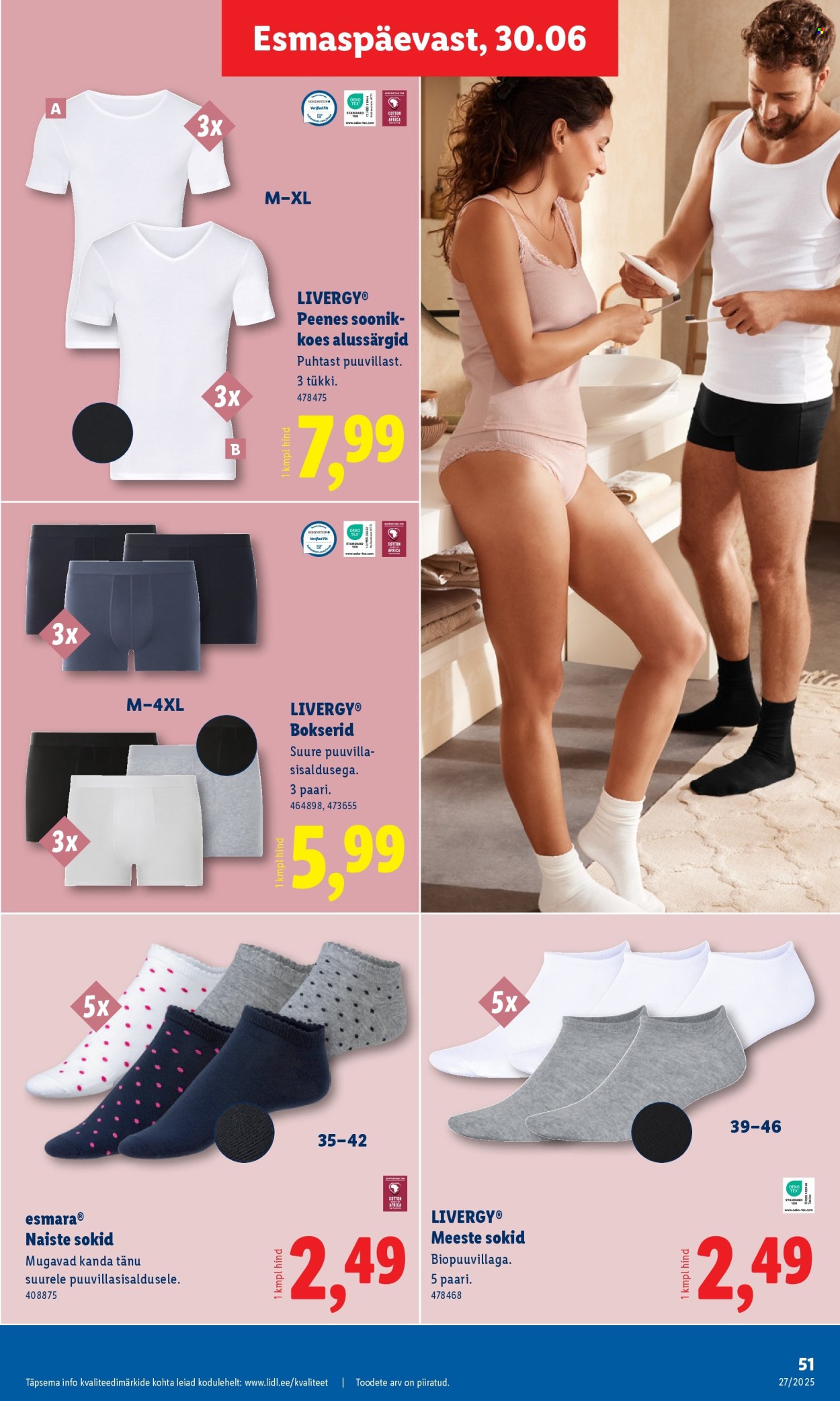 lidl - Lidl kliendileht - Nädalalõpu pakkumised (3.07 - 6.07.2025) - page: 51