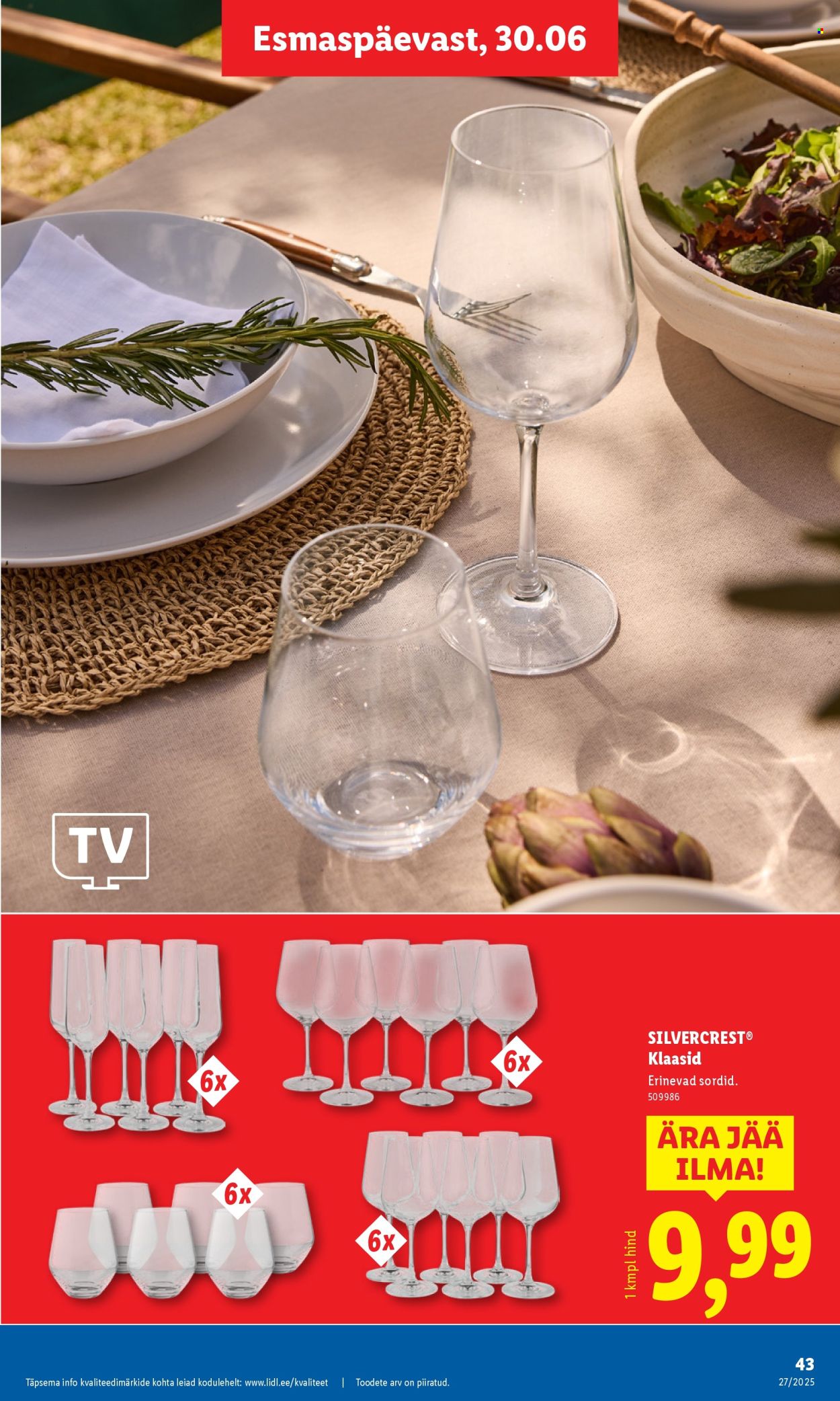 lidl - Lidl kliendileht - Nädalalõpu pakkumised (3.07 - 6.07.2025) - page: 43