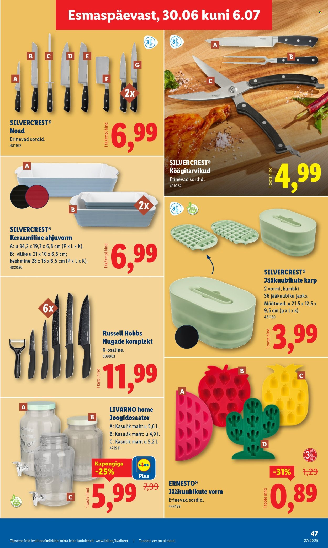 lidl - Lidl kliendileht - Nädalalõpu pakkumised (3.07 - 6.07.2025) - page: 47