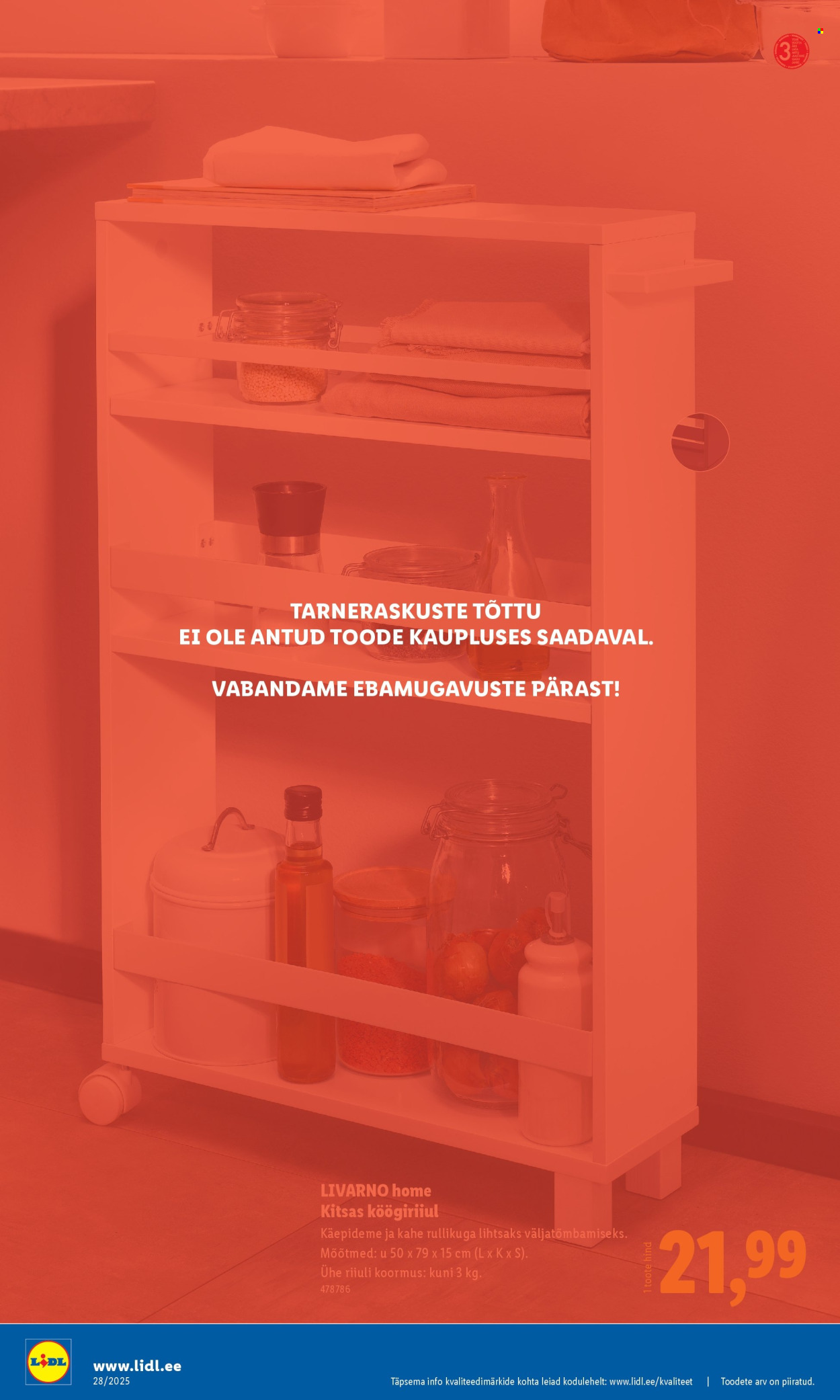 lidl - Lidl kliendileht - Tööstuskaupade pakkumised (7.07 - 13.07.2025) - page: 8
