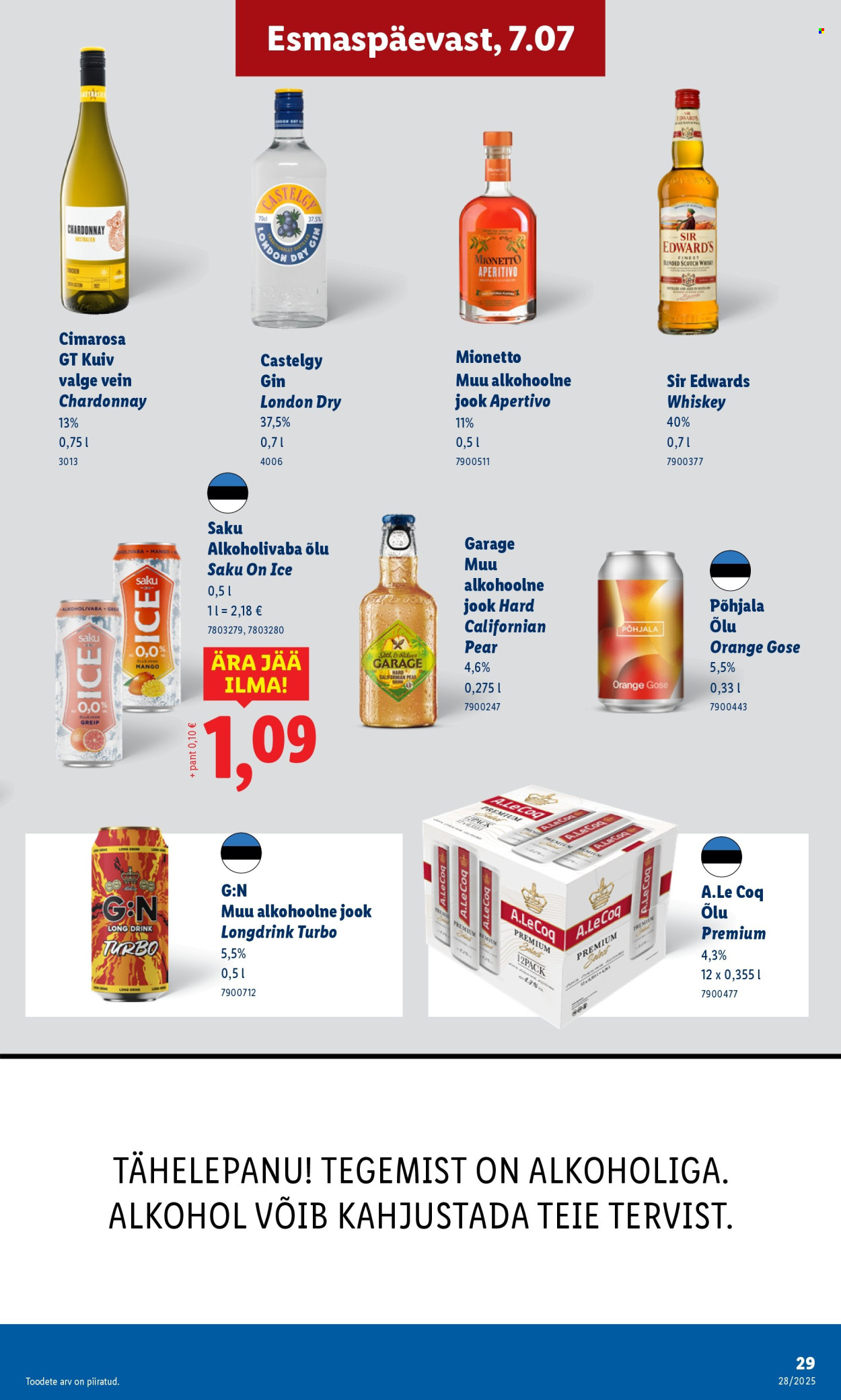 lidl - Lidl kliendileht - kliendileht (7.07 - 13.07.2025) - page: 29 lidl - Lidl kliendileht - kliendileht (7.07 - 13.07.2025) - page: 29