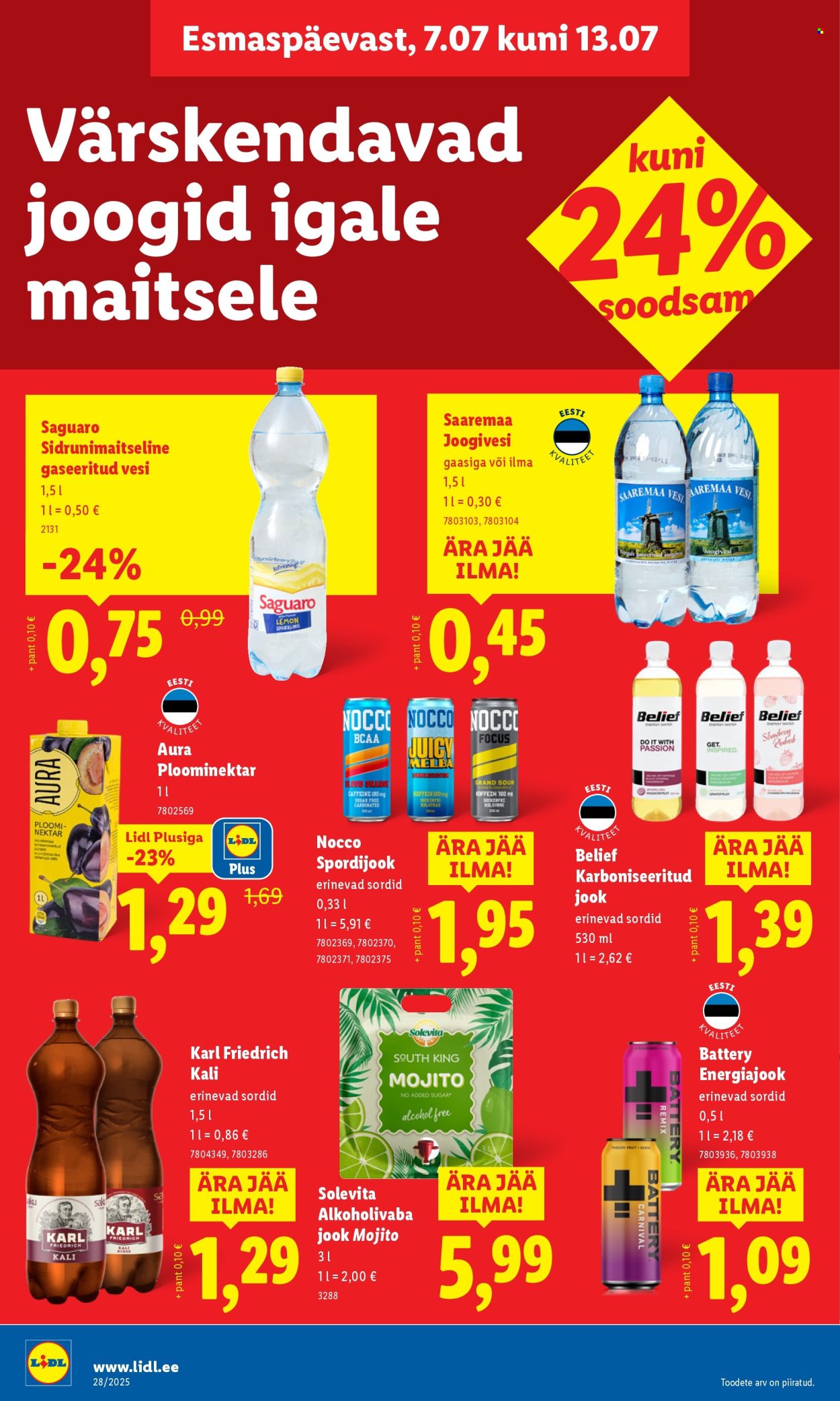 lidl - Lidl kliendileht - kliendileht (7.07 - 13.07.2025) - page: 28 lidl - Lidl kliendileht - kliendileht (7.07 - 13.07.2025) - page: 28